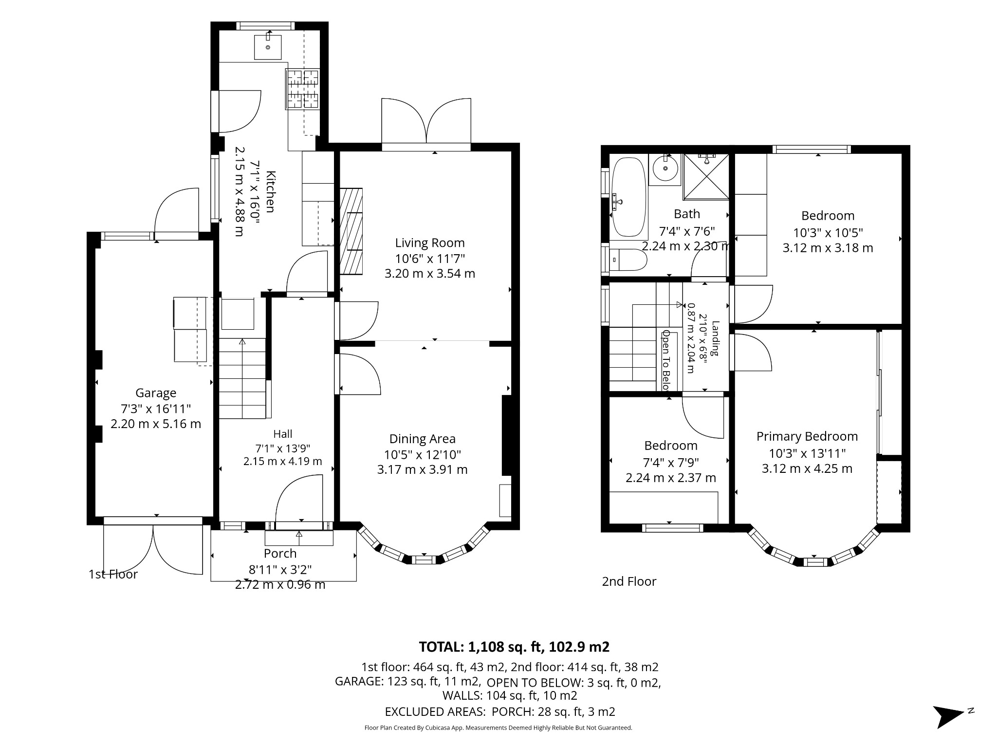 Floorplan for Urmston, Manchester, Greater Manchester, M41