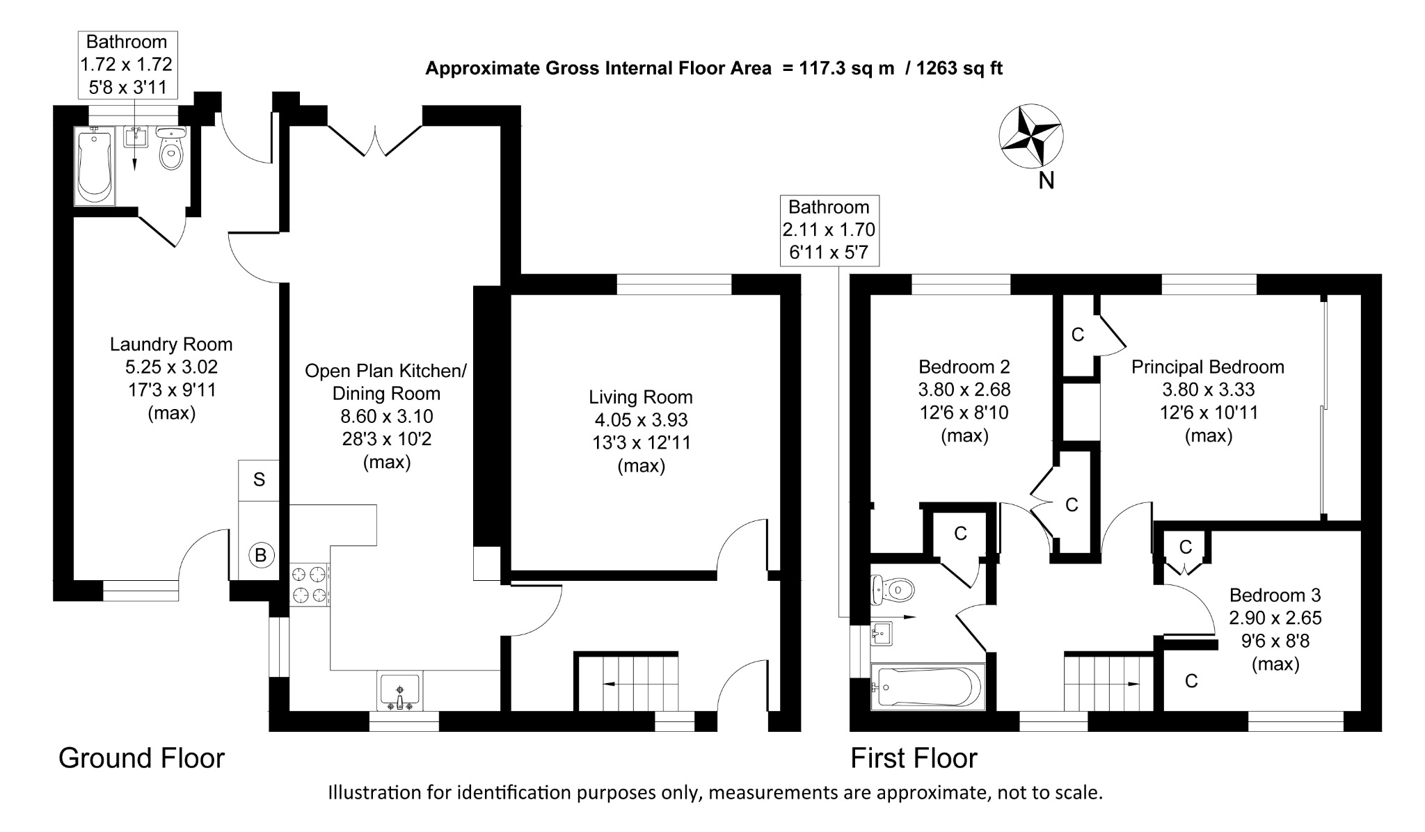 Floorplan for Burns Hill, Addingham, Ilkley