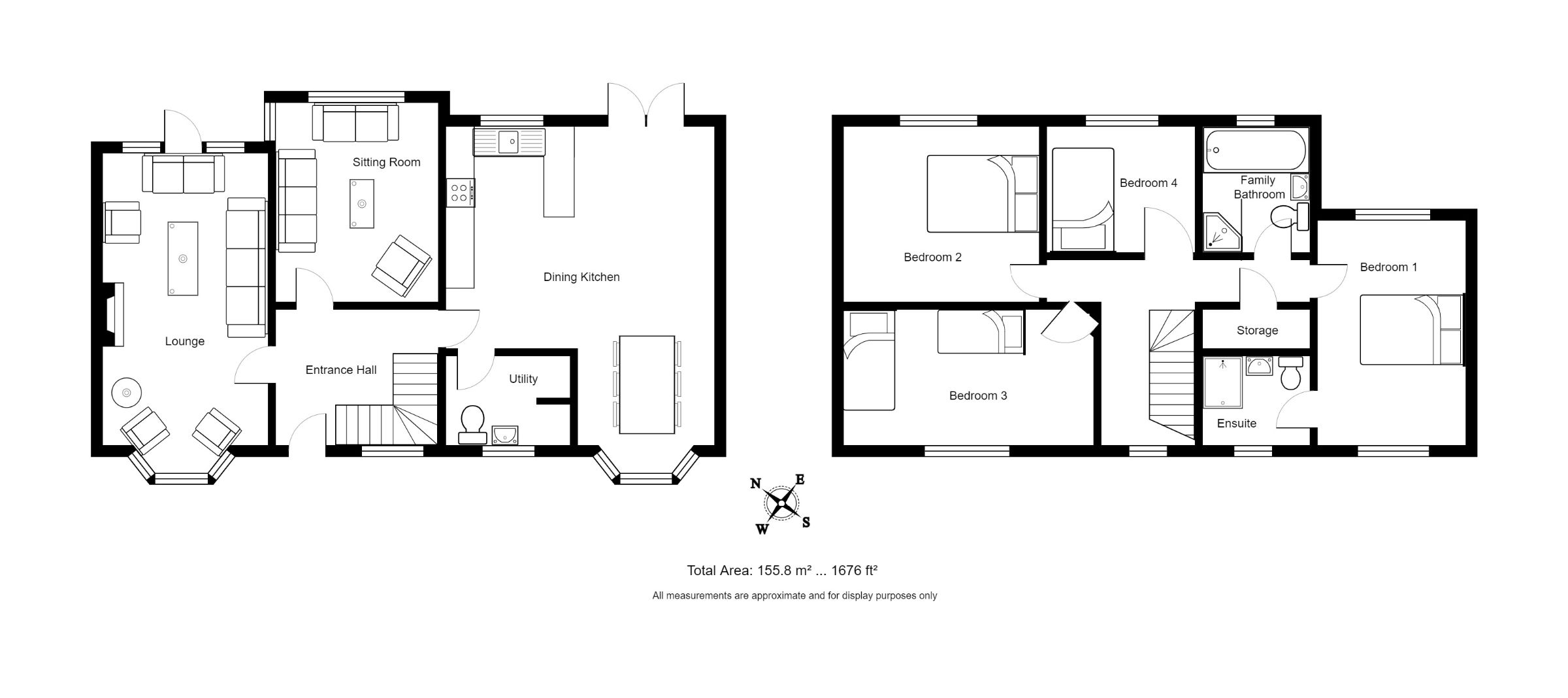 Floorplan for Ennerdale Drive, Sale