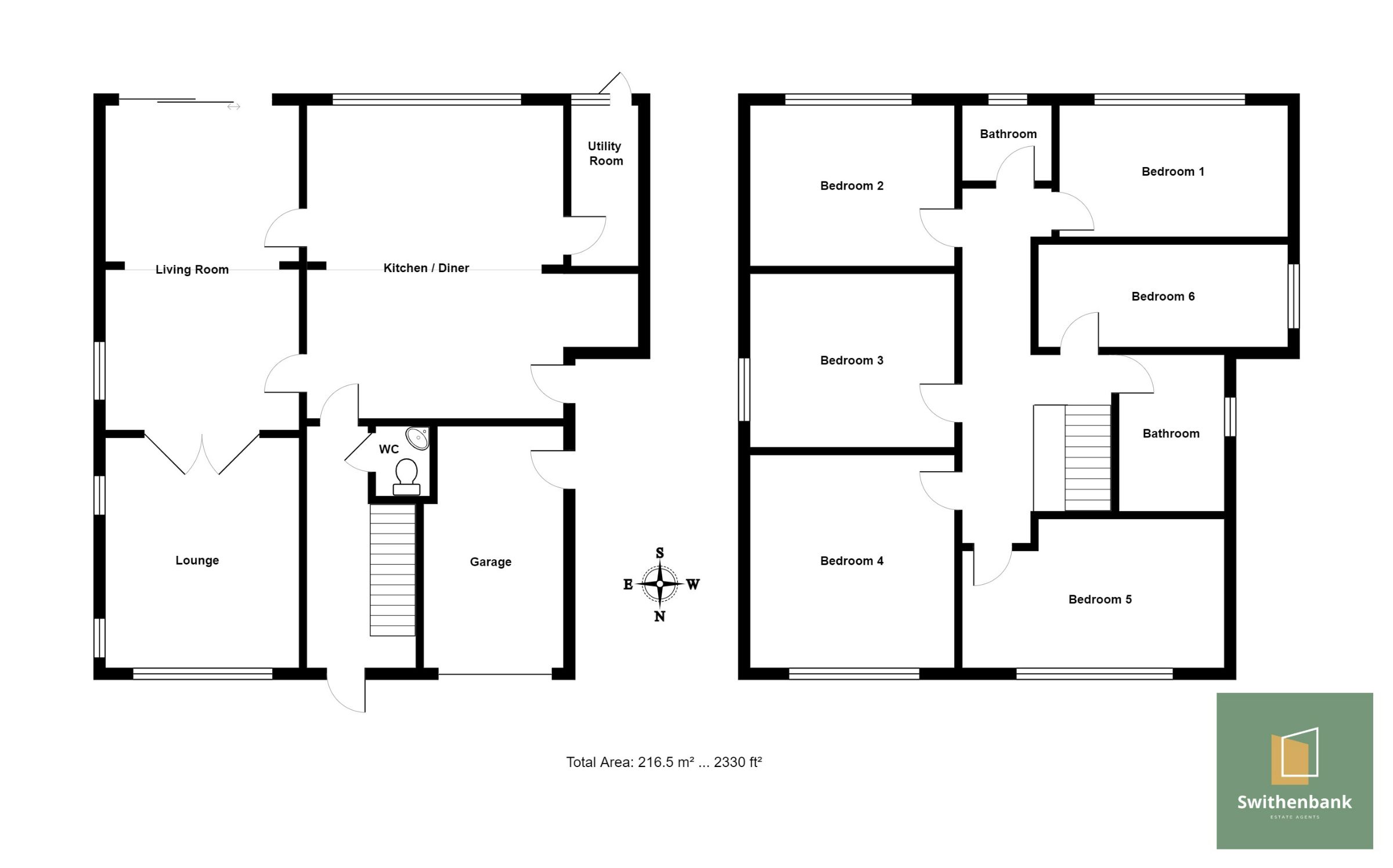 Floorplan for Woodhouse Lane, Sale