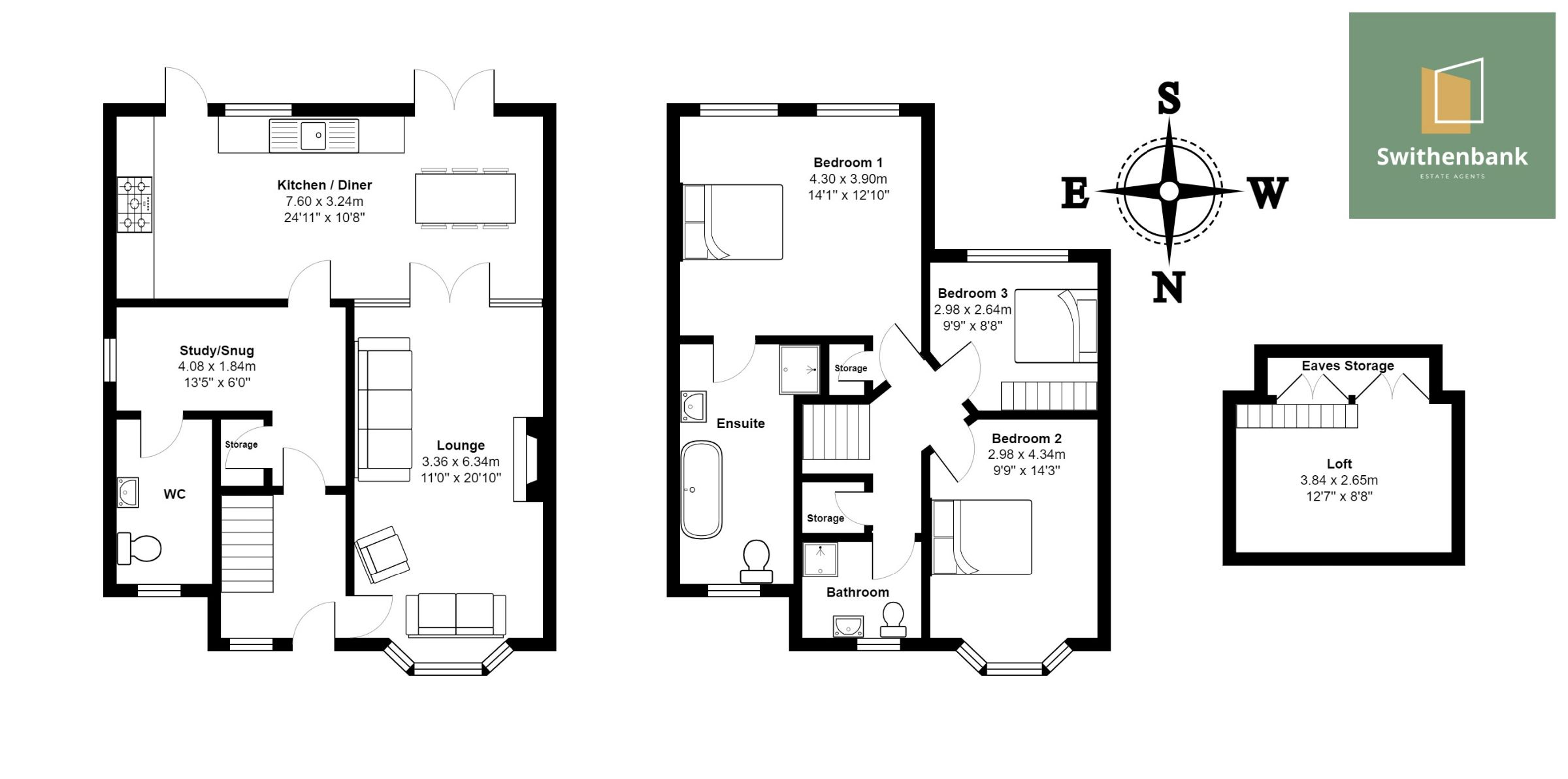 Floorplan for Overton Crescent, Sale