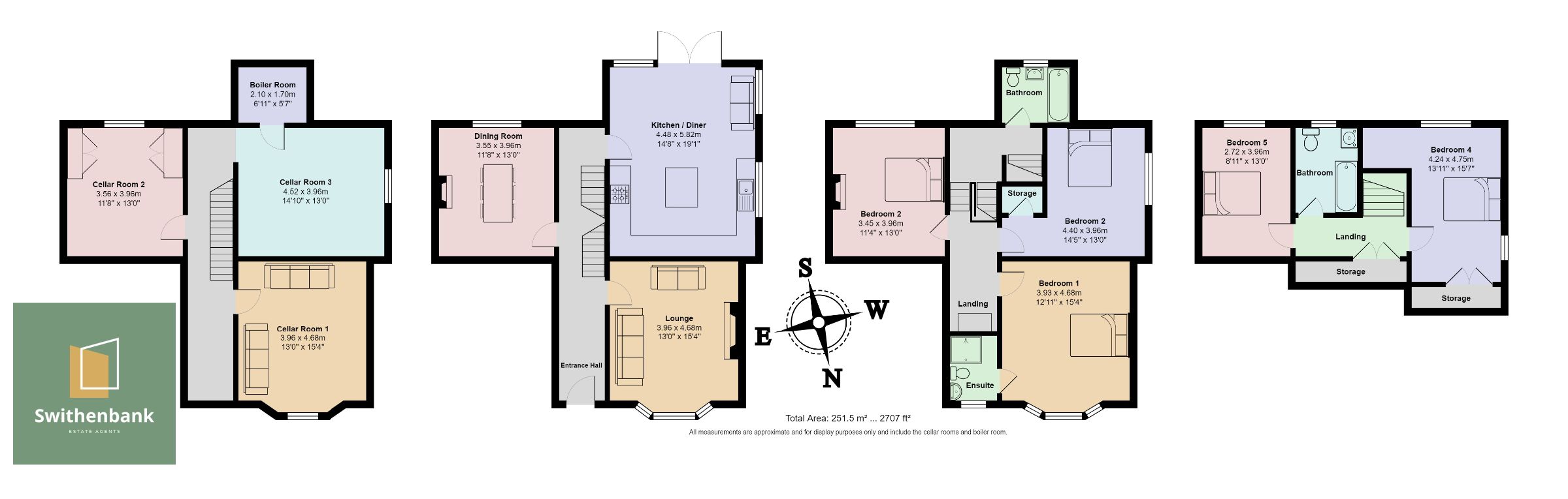 Floorplan for Queens Road, Sale