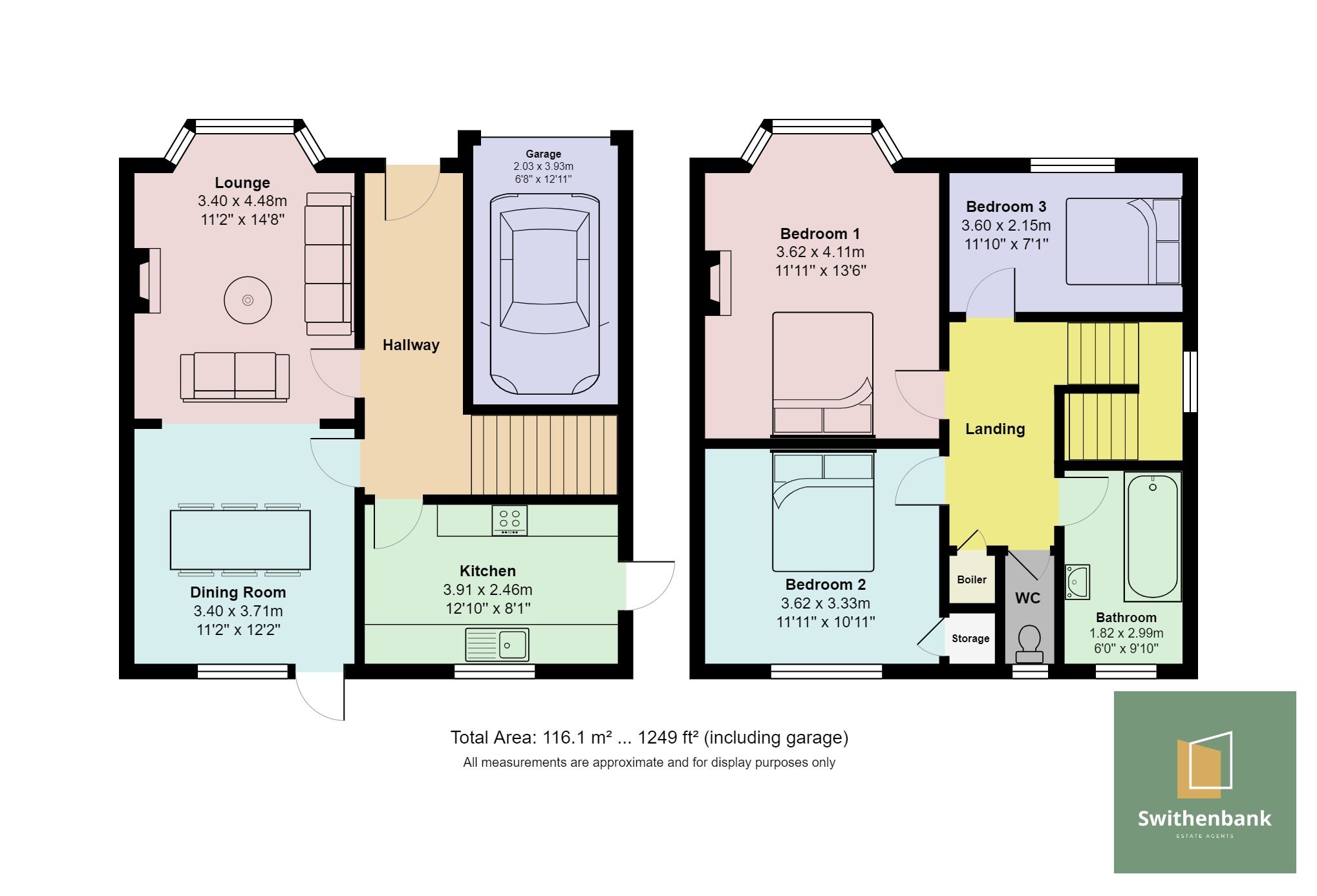 Floorplan for Woburn Drive, Altrincham