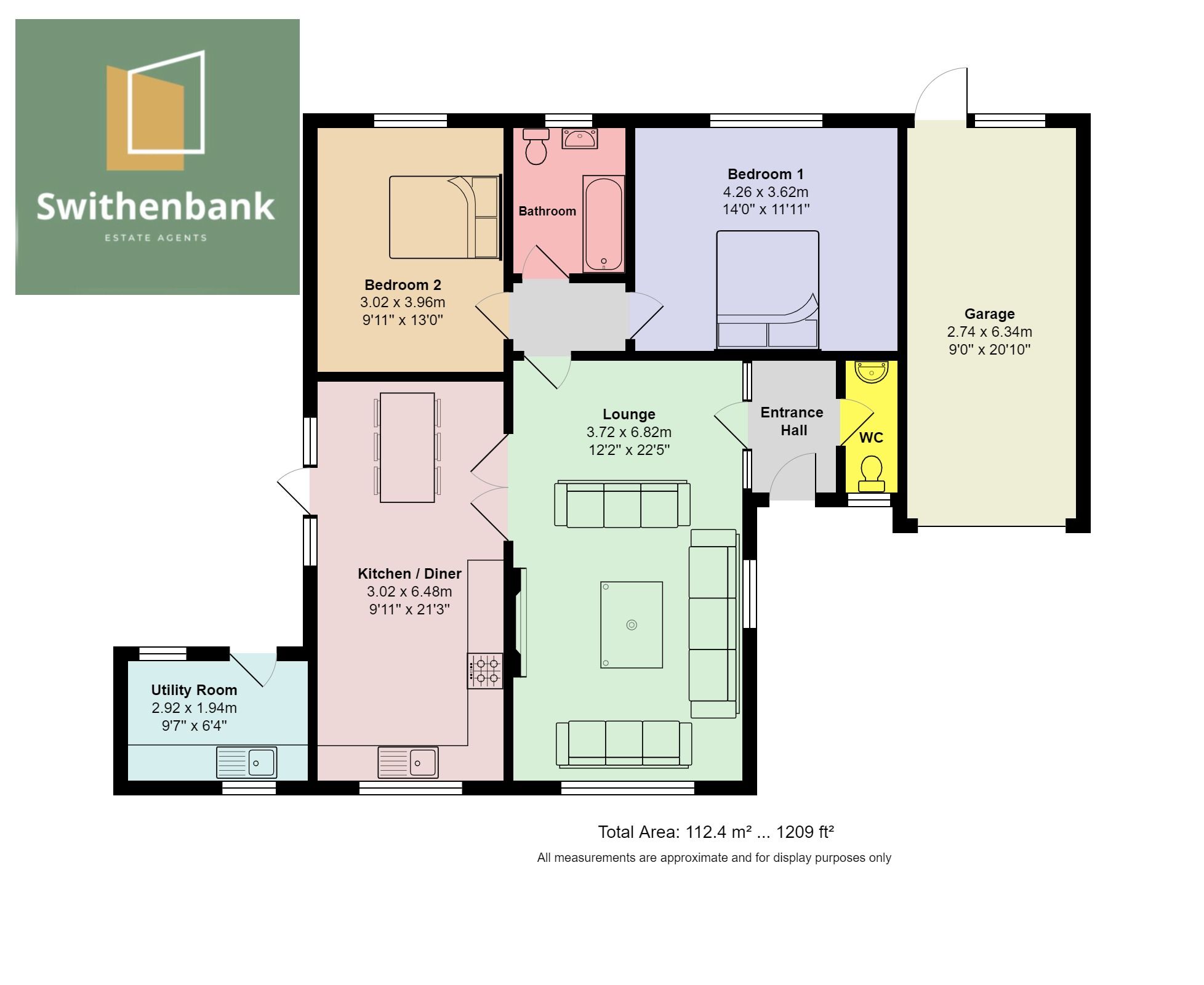 Floorplan for Woodlands Road, Wilmslow