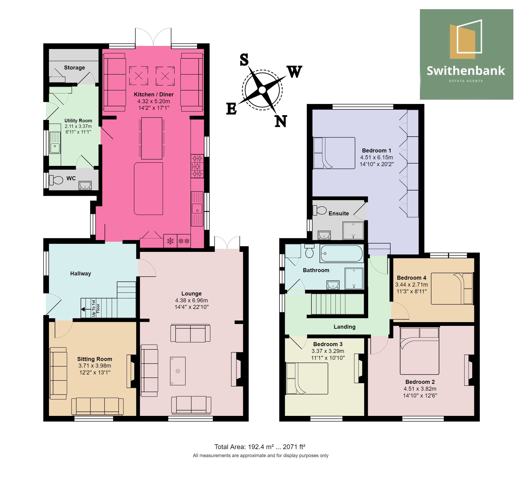 Floorplan for Ashton Lane, Sale
