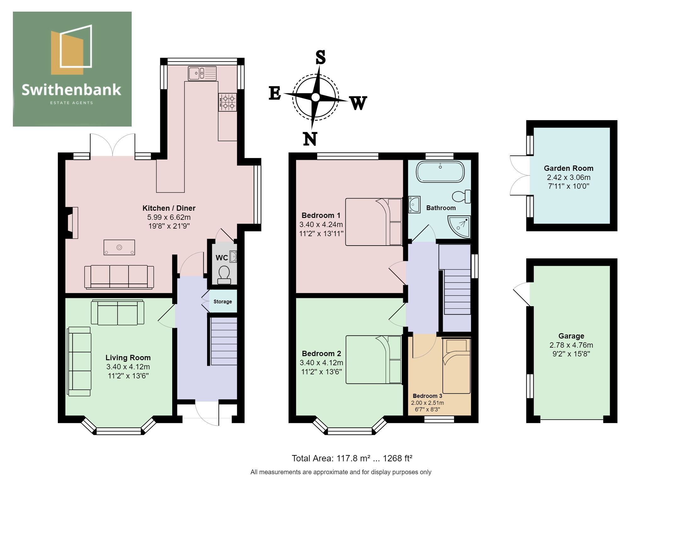 Floorplan for Grasmere Road, Sale