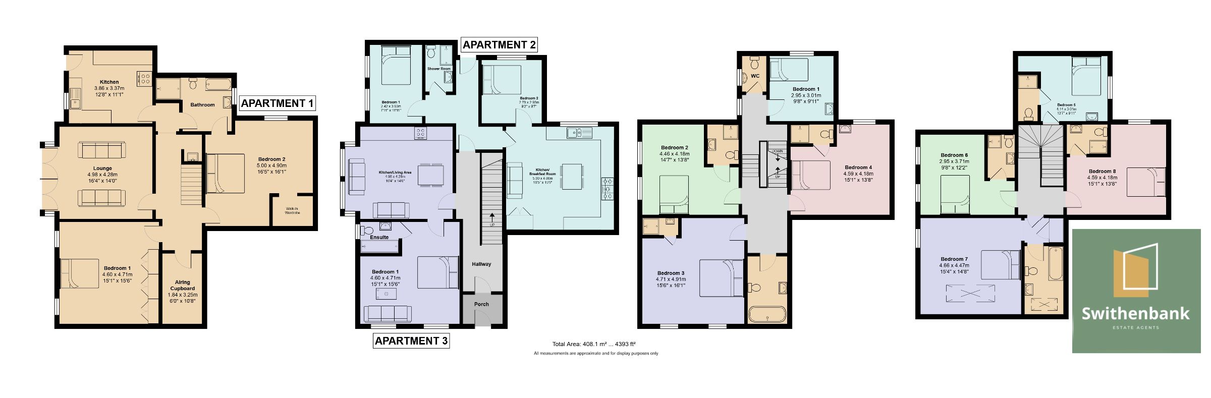 Floorplan for Cornerstones, Washway Road, Sale
