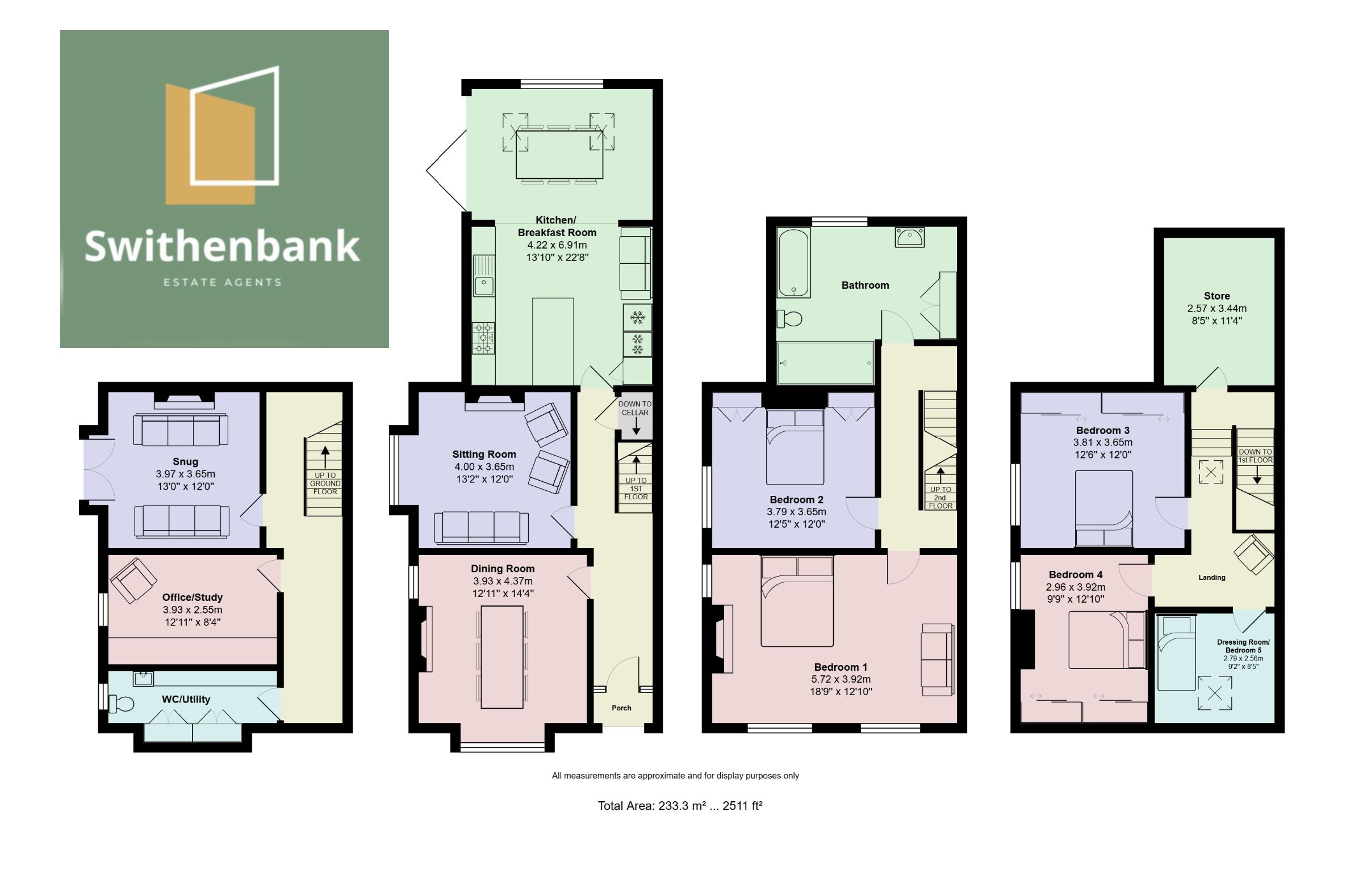 Floorplan for Broad Road, Sale