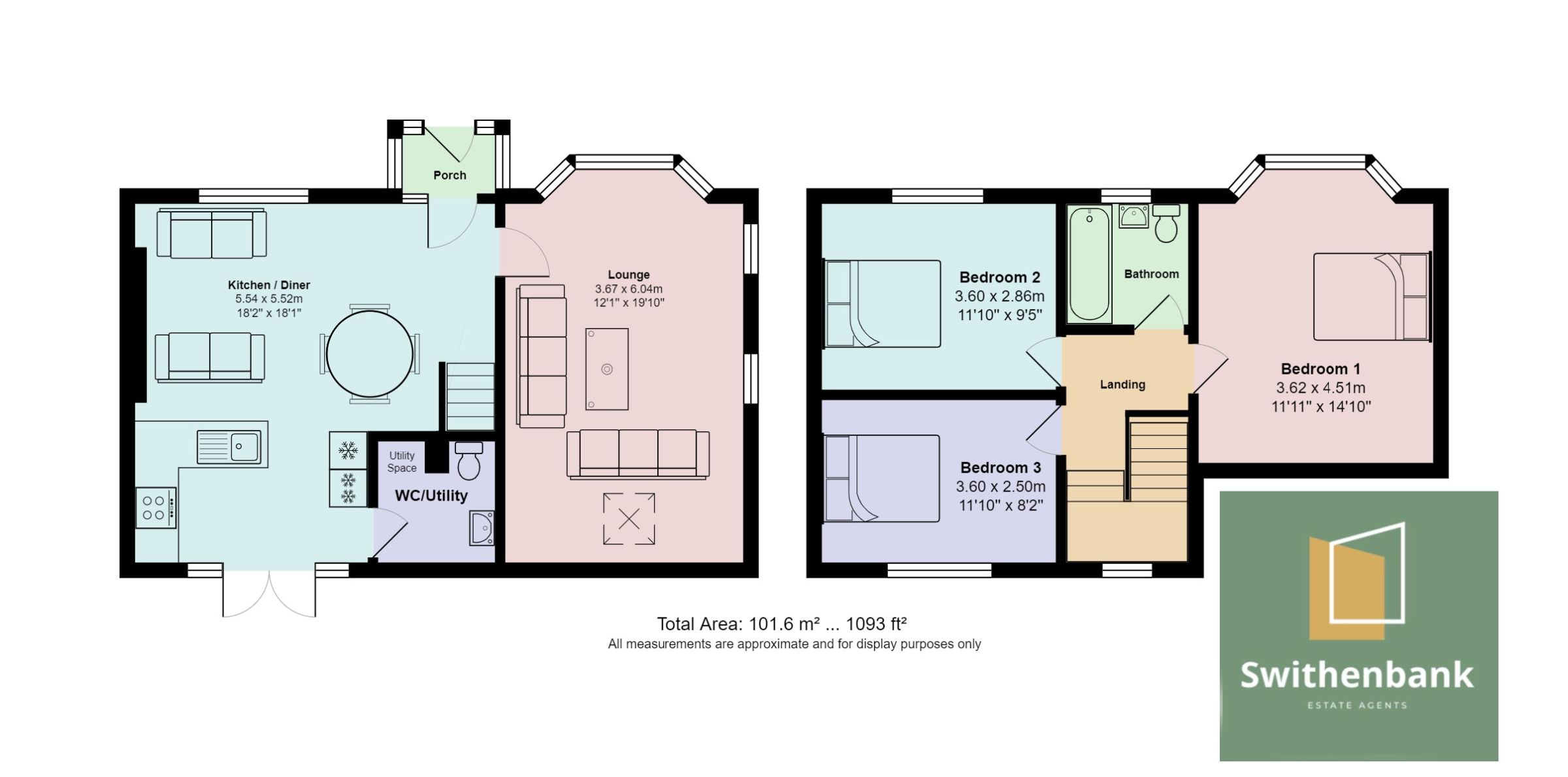 Floorplan for Ennerdale Drive, Sale