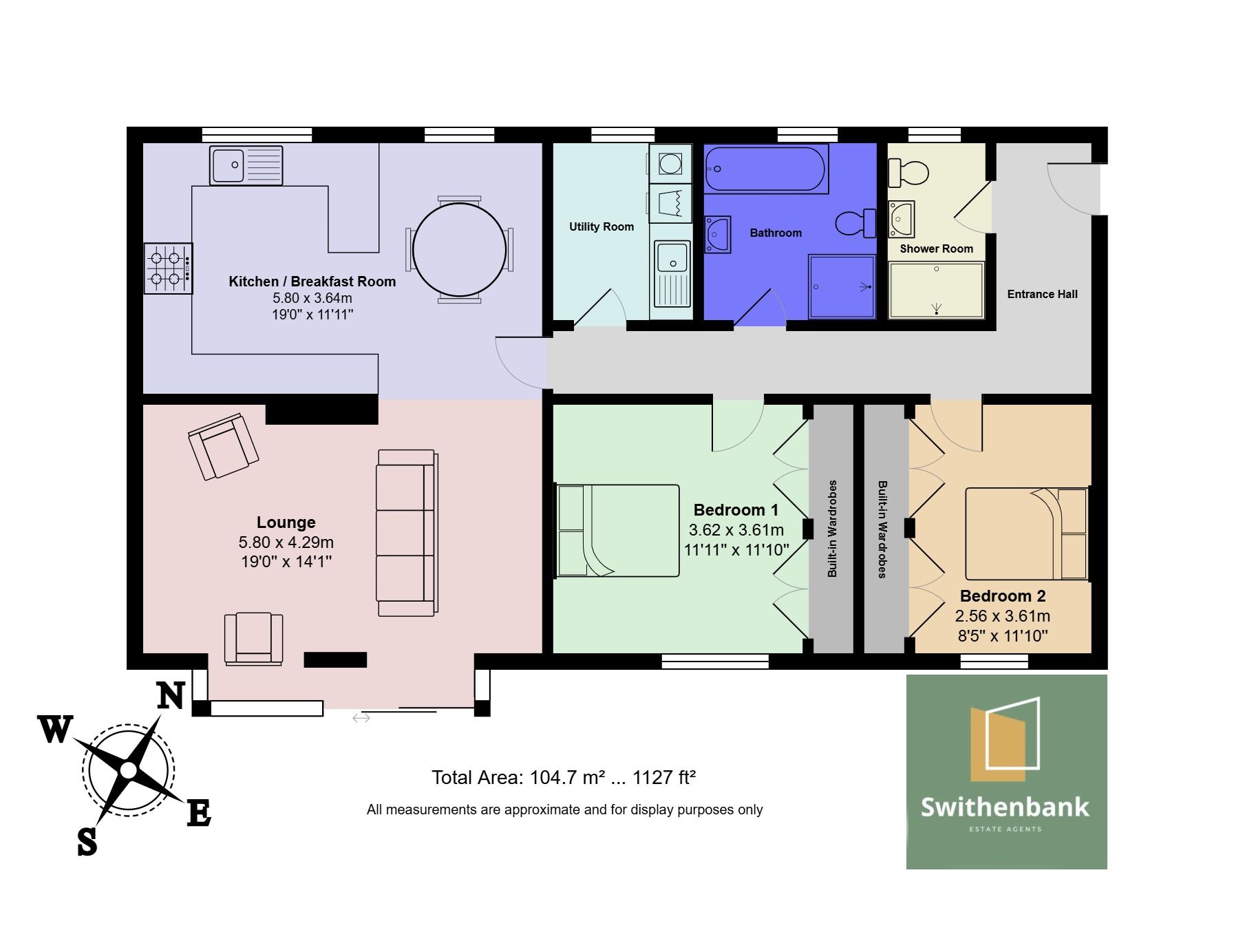 Floorplan for Green Courts, Green Walk, Bowdon, Altrincham