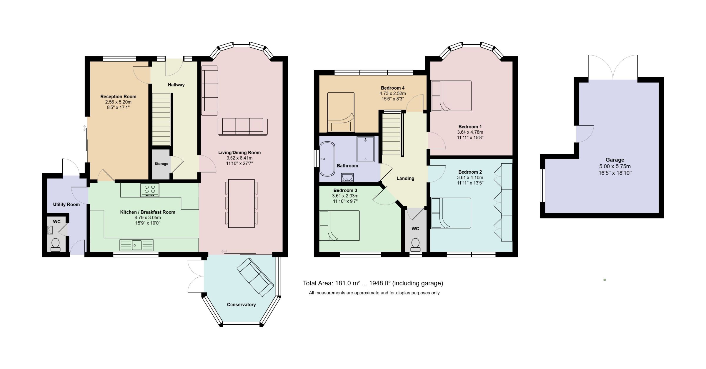 Floorplan for Woodhouse Lane, Sale