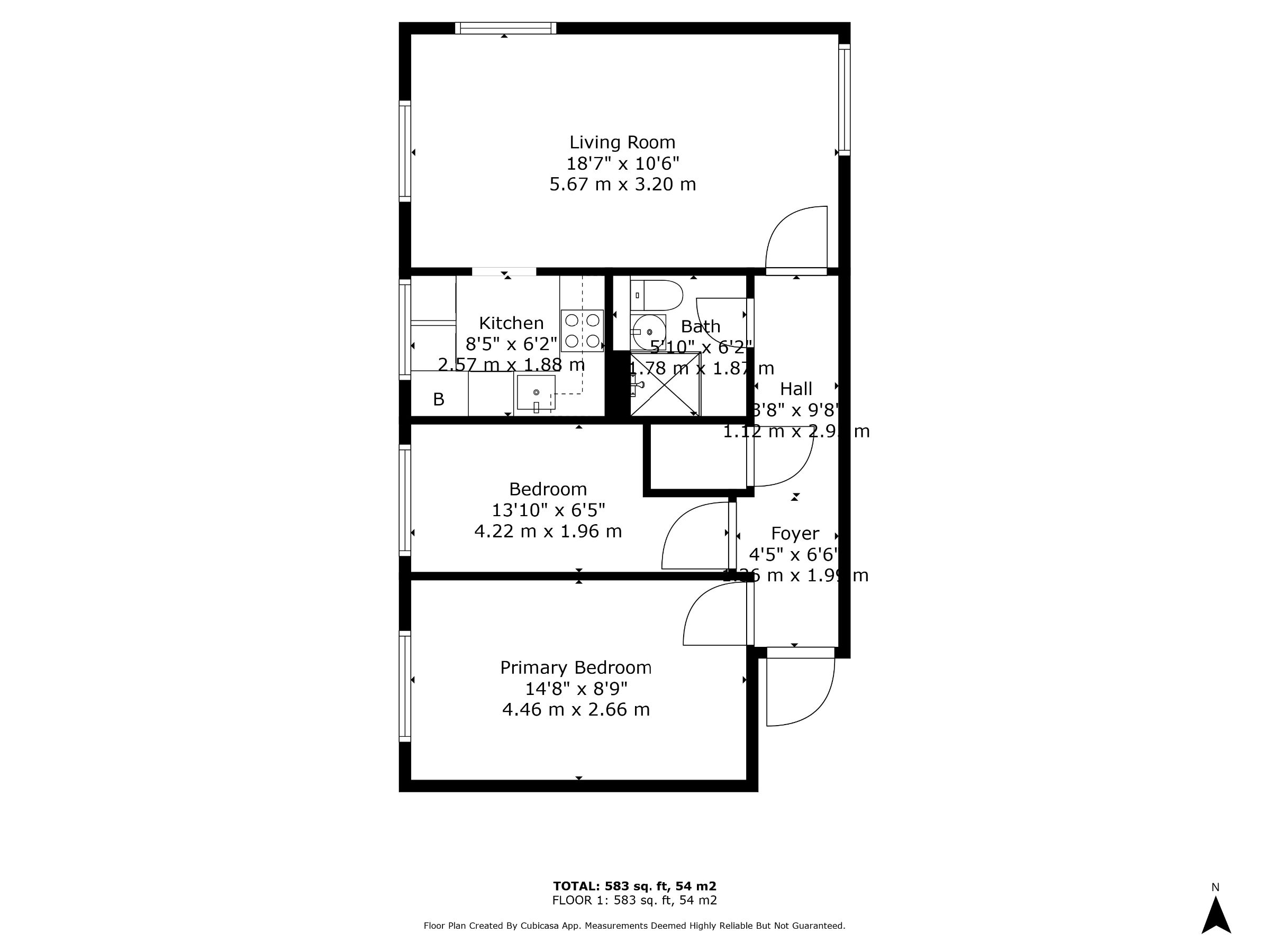 Floorplan for Flat , Riddell Court, Sheader Drive, Salford