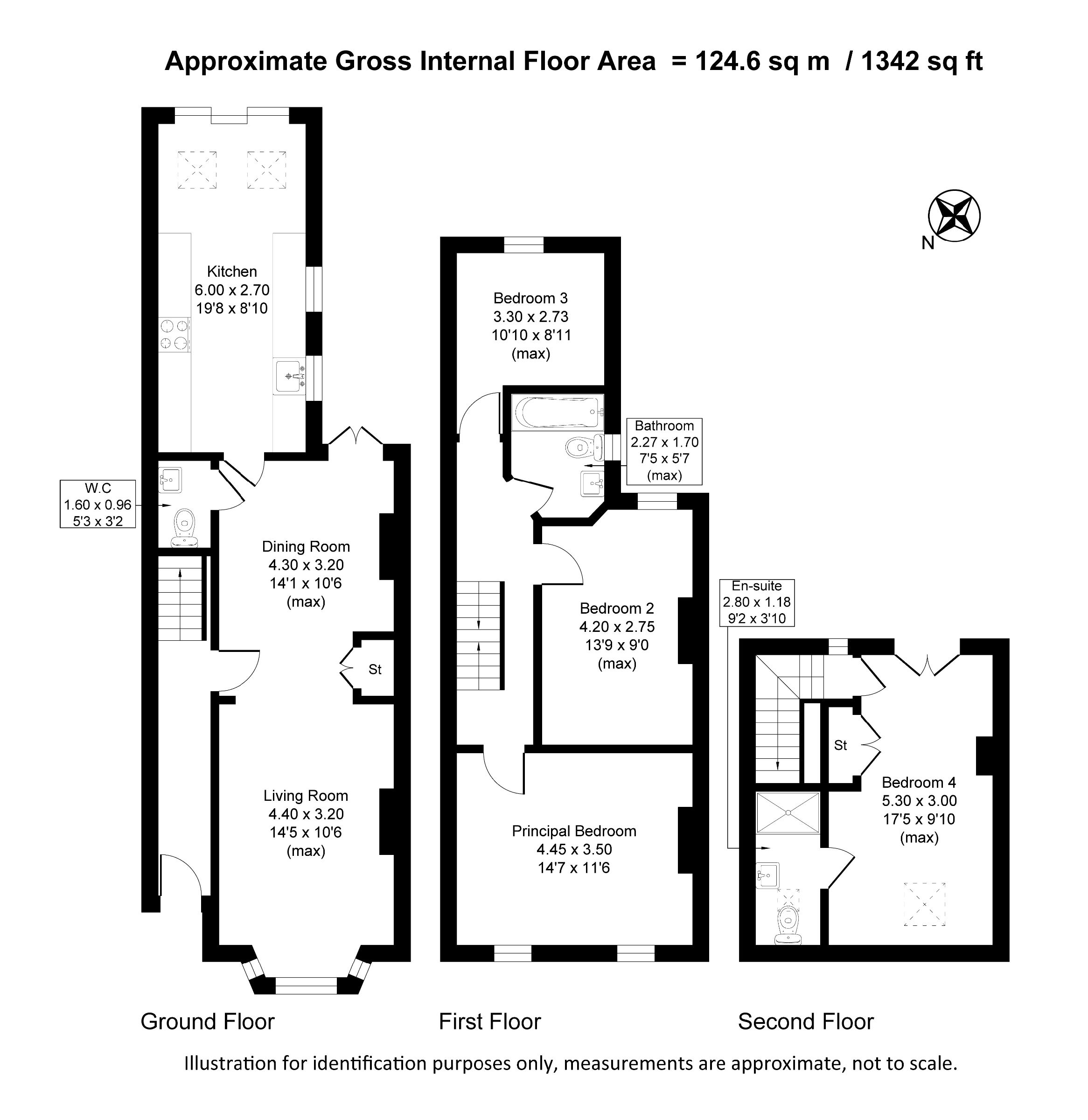 Floorplan for Ashton Avenue, Altrincham
