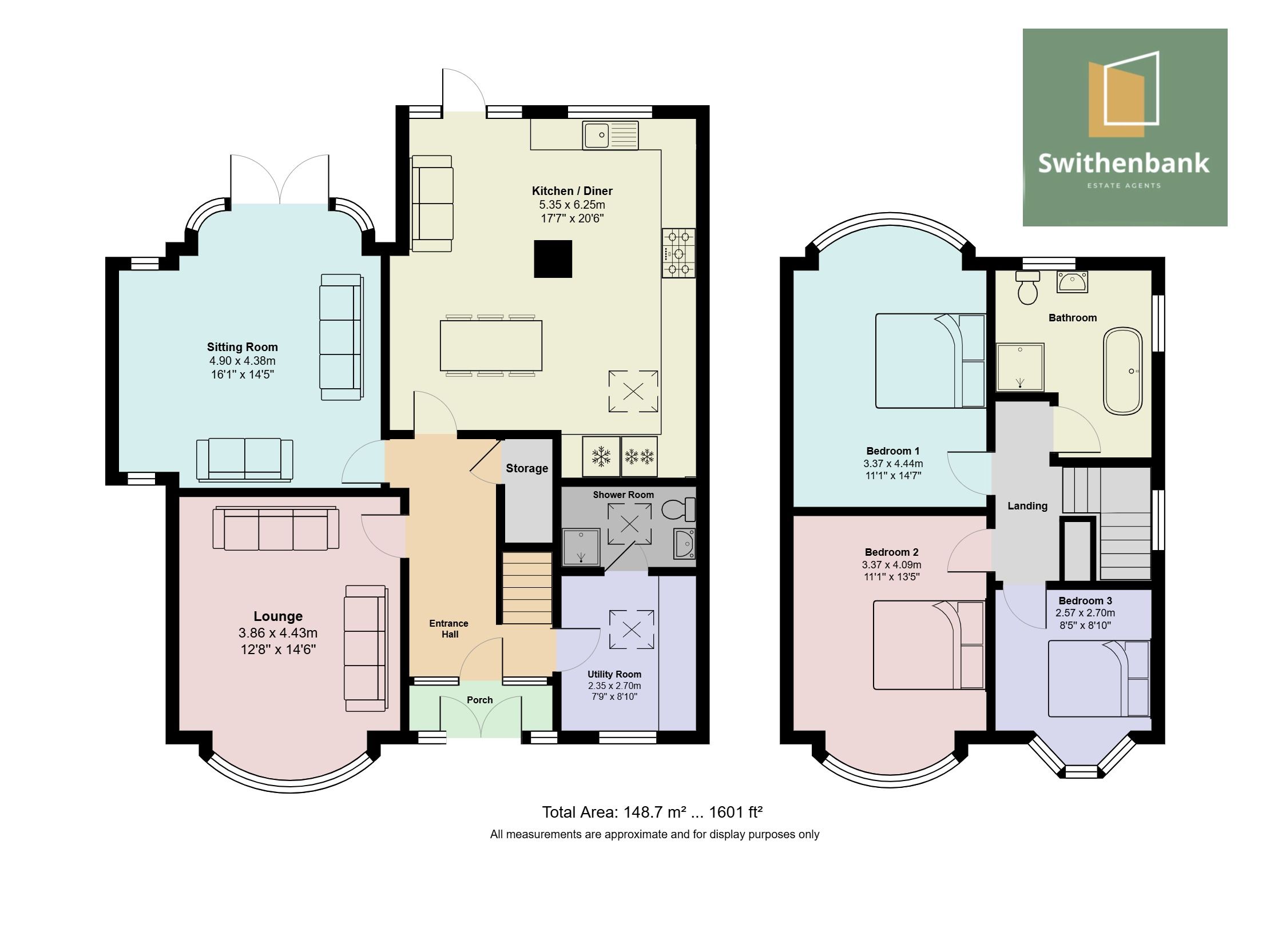 Floorplan for Highfield Road, Altrincham