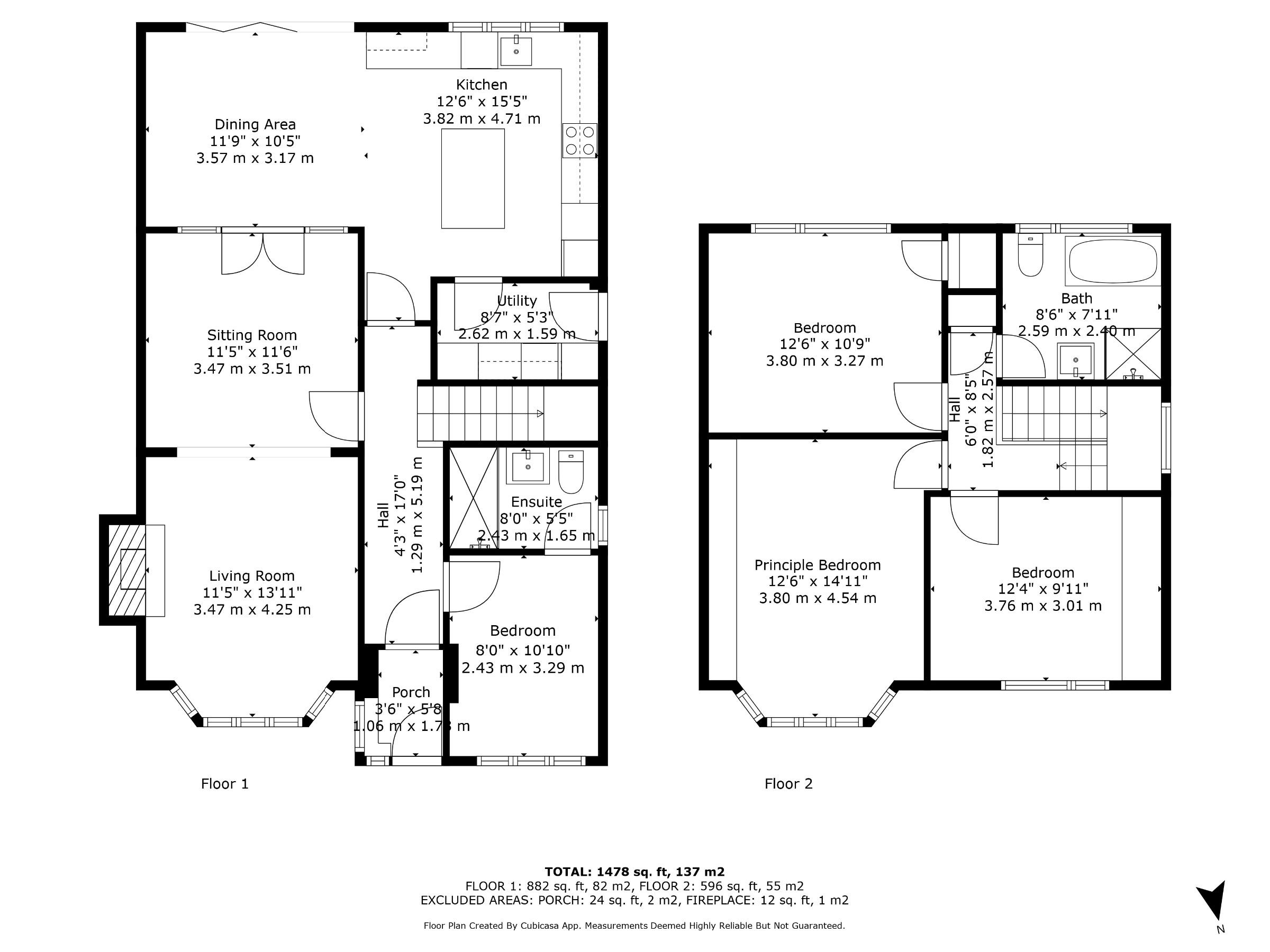 Floorplan for Woburn Drive, Hale, Altrincham