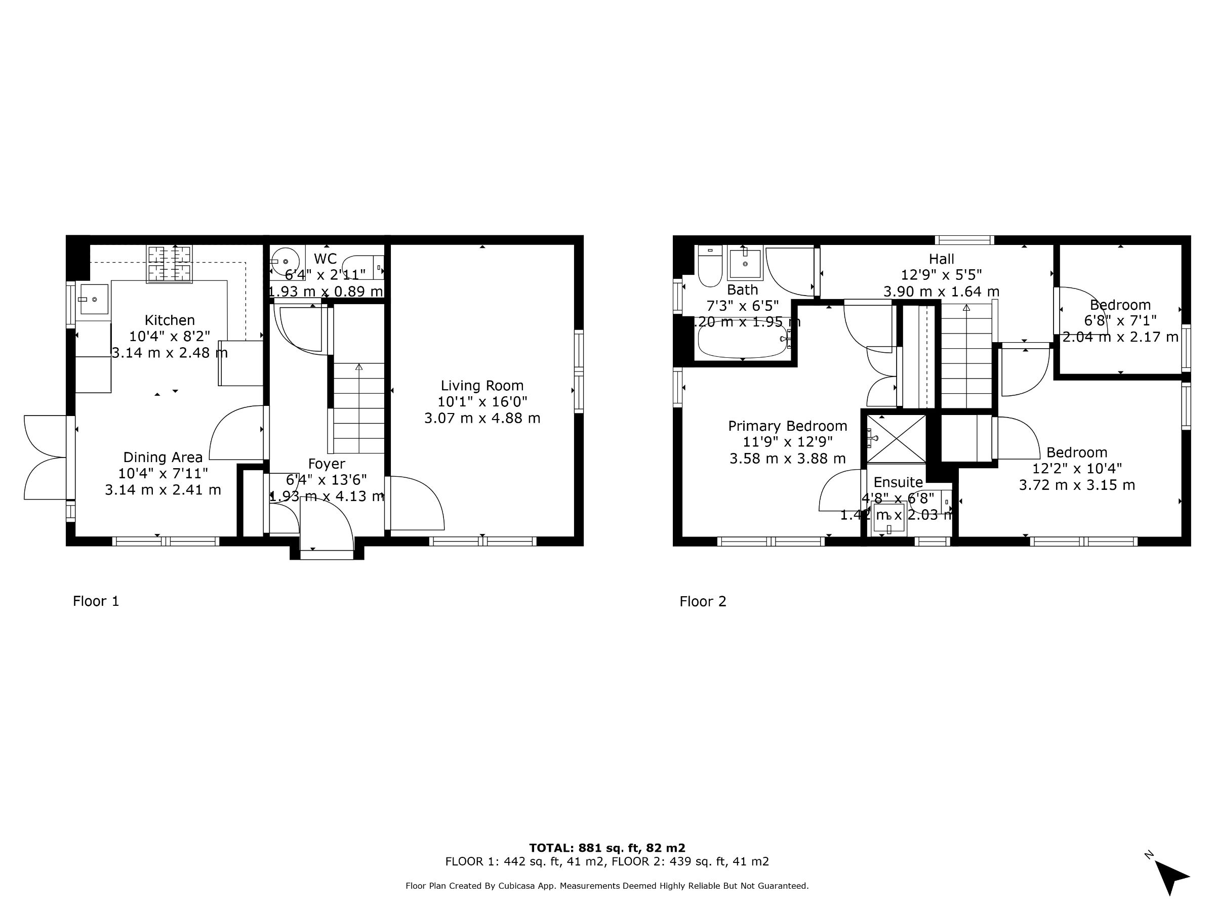Floorplan for James Prosser Way, Llantarnam, Cwmbran