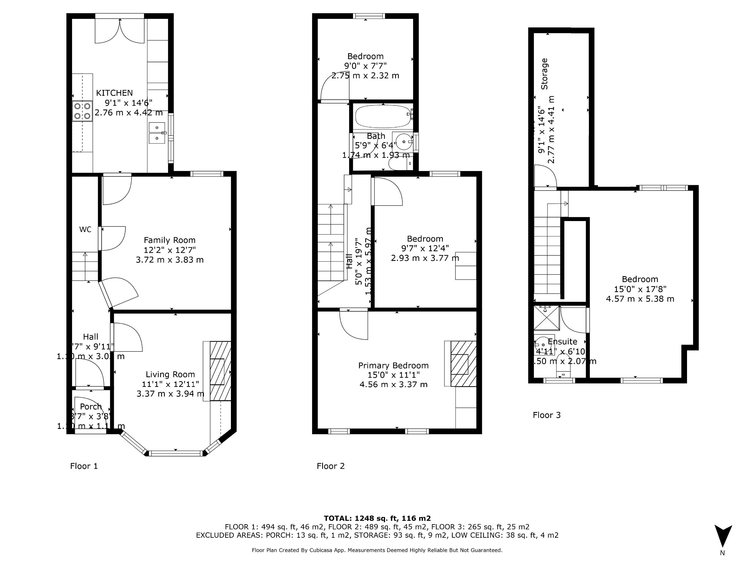 Floorplan for Belmont Road, Sale