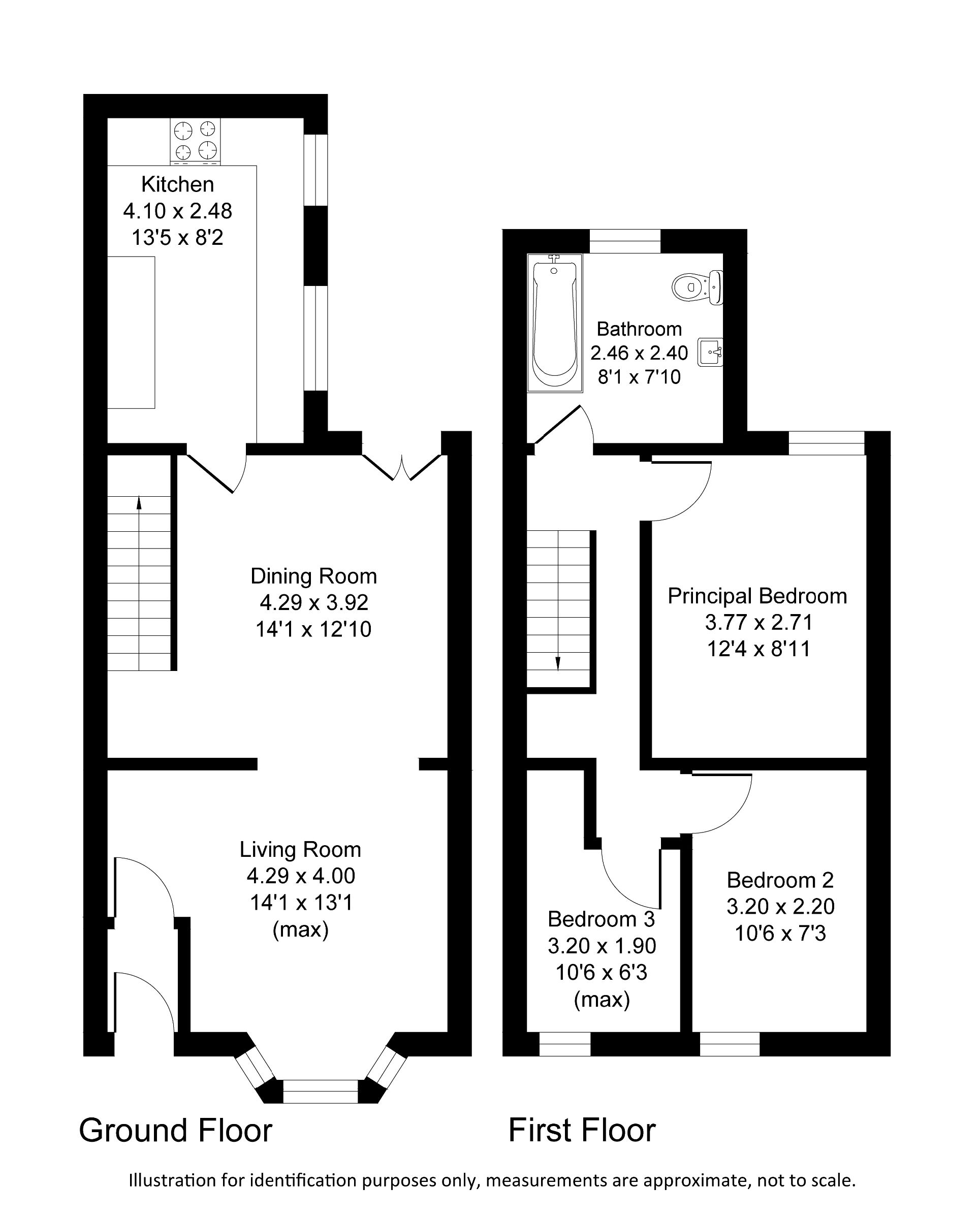 Floorplan for Kennedy Road, Salford
