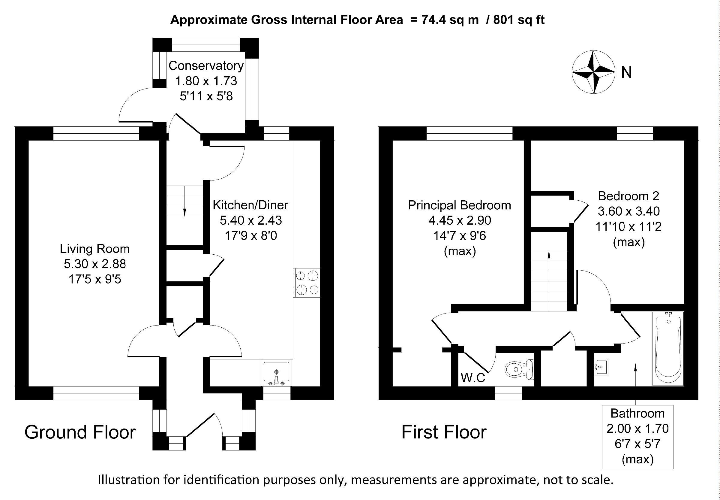 Floorplan for Thirsk Avenue, Sale