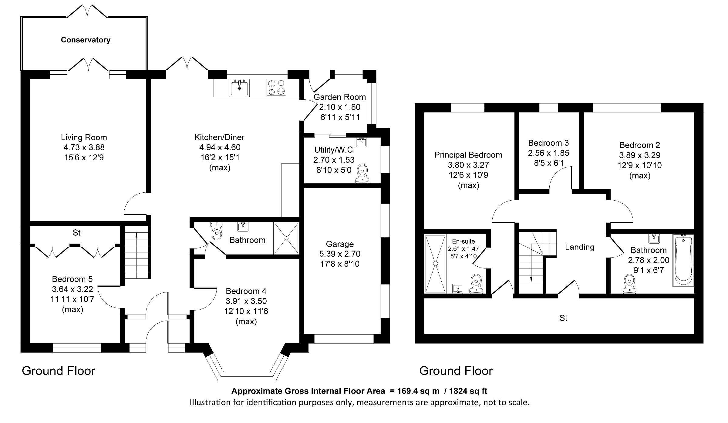 Floorplan for High Elm Road, Hale Barns