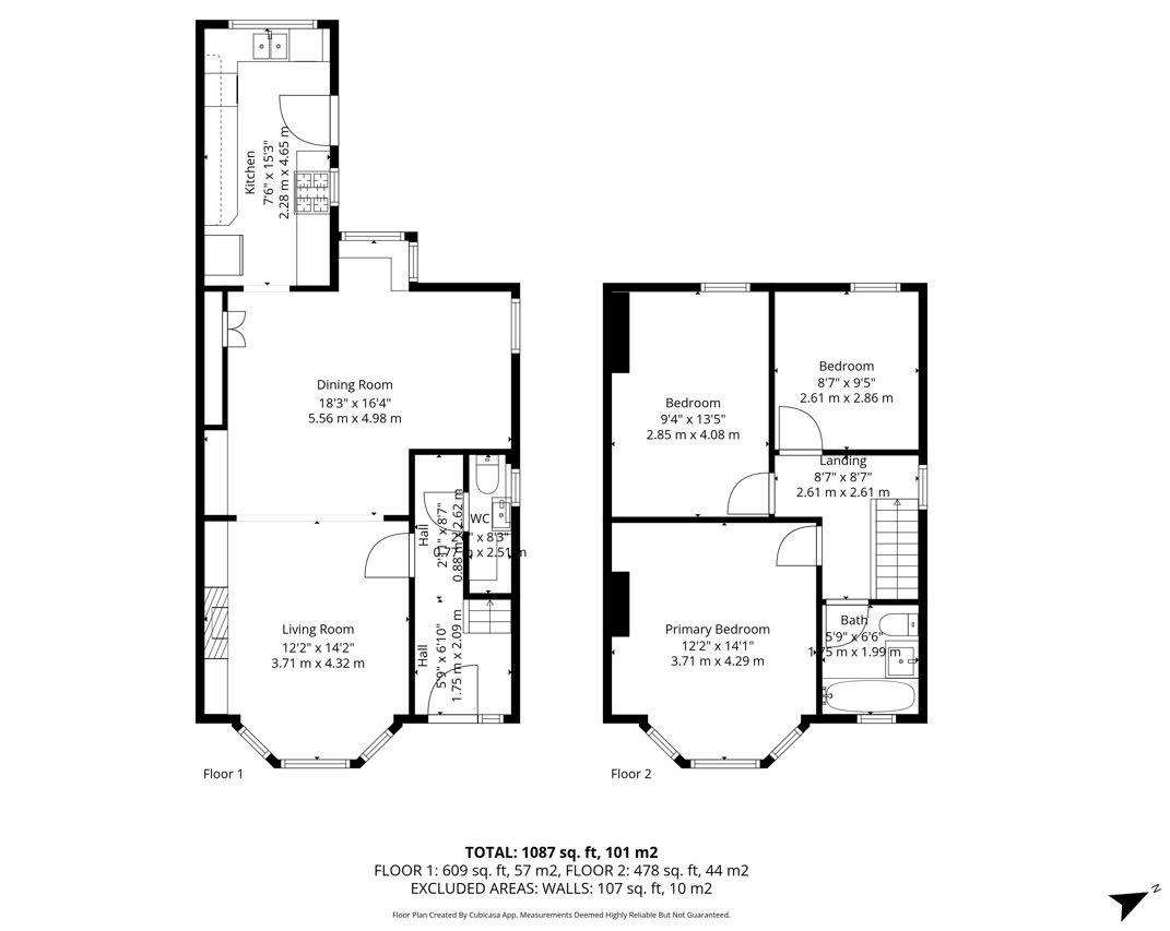 Floorplan for Chapel Road, Manchester