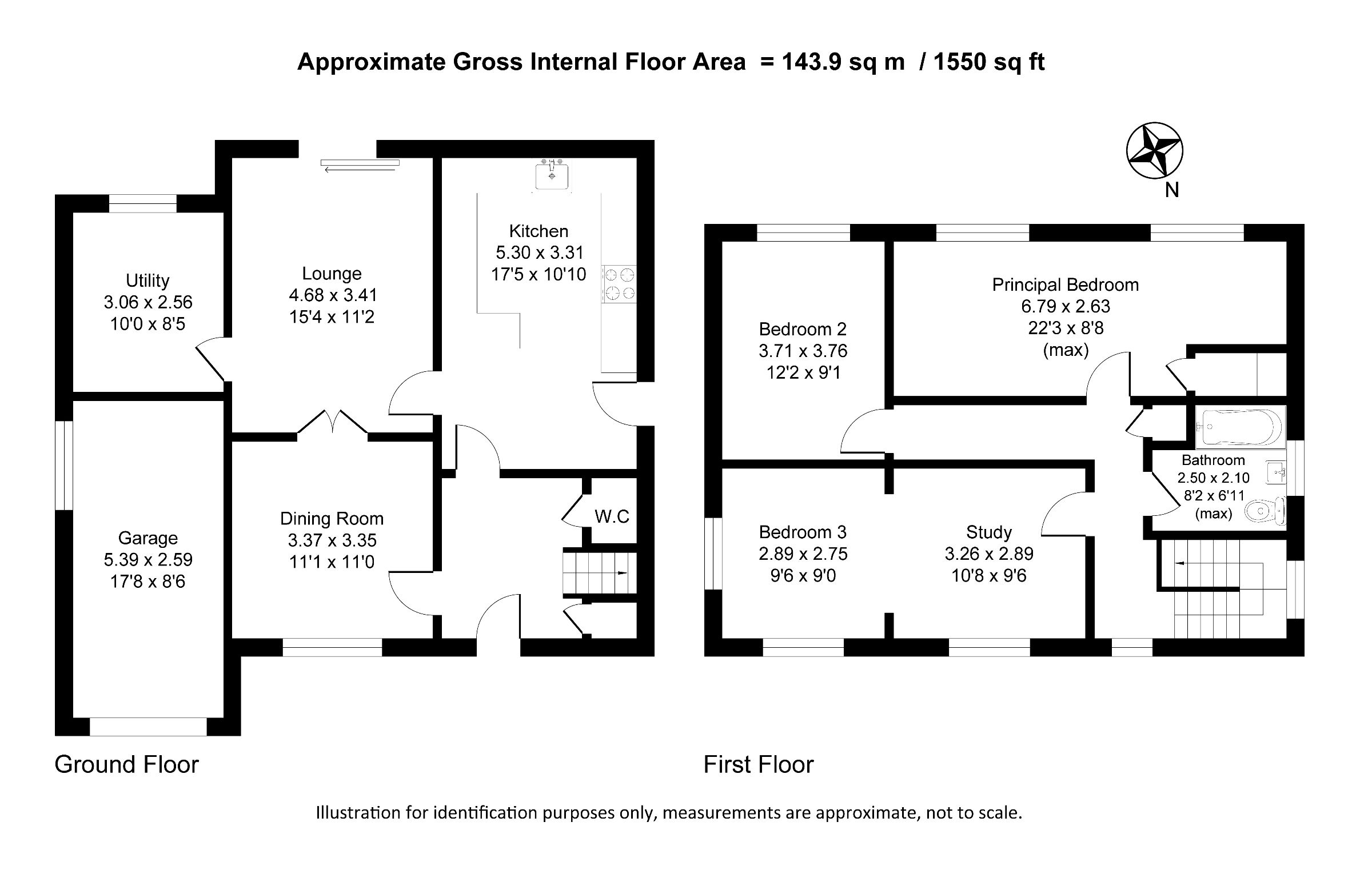 Floorplan for Park Wood Way, Skipton