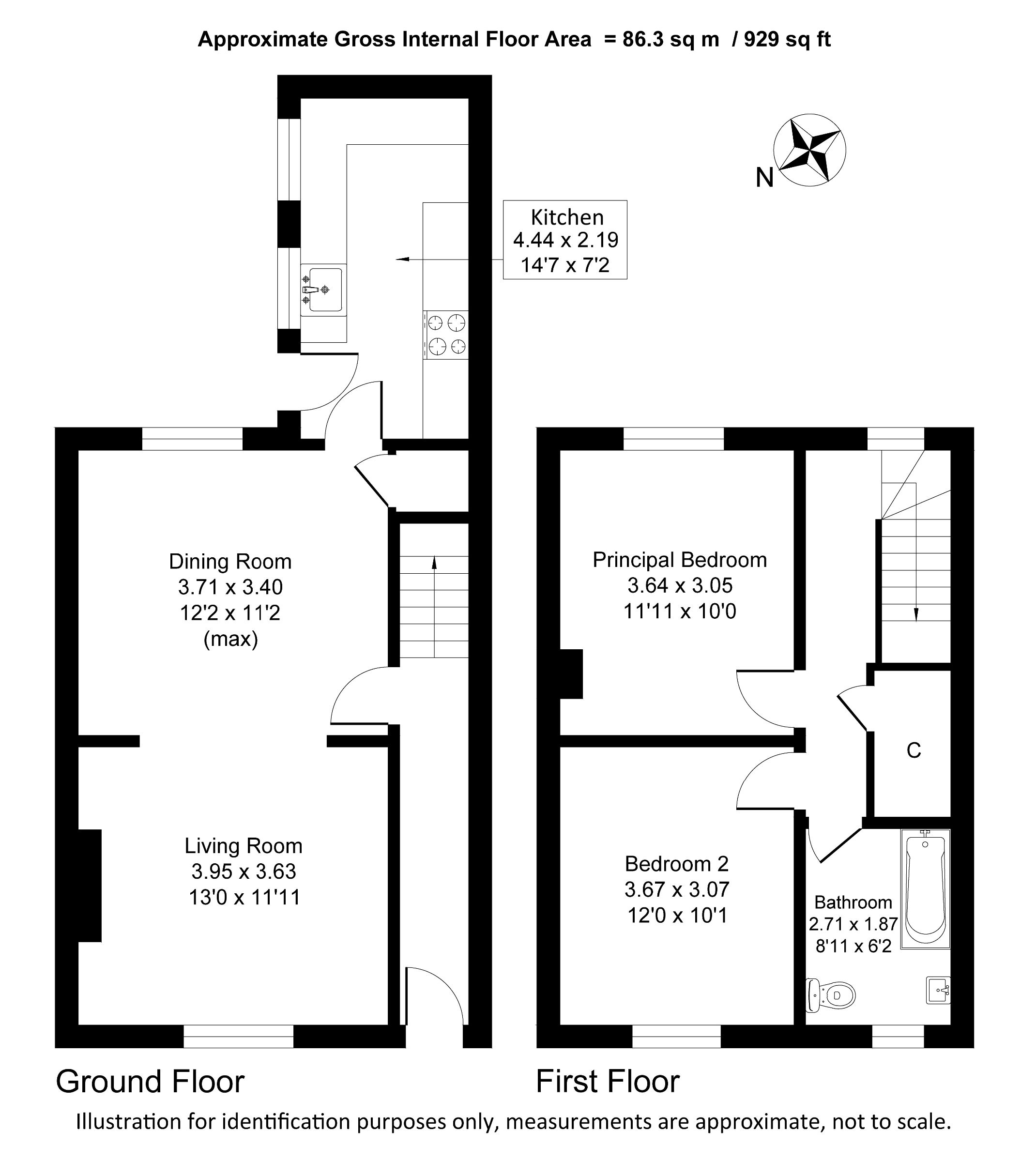Floorplan for Firth Street, Skipton