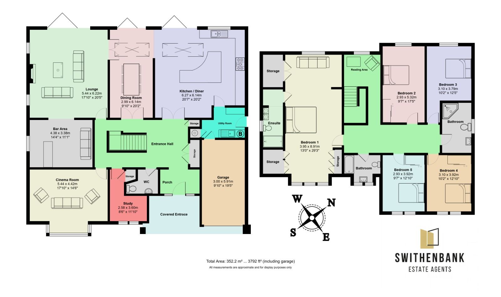 Floorplan for Harewood Avenue, Sale