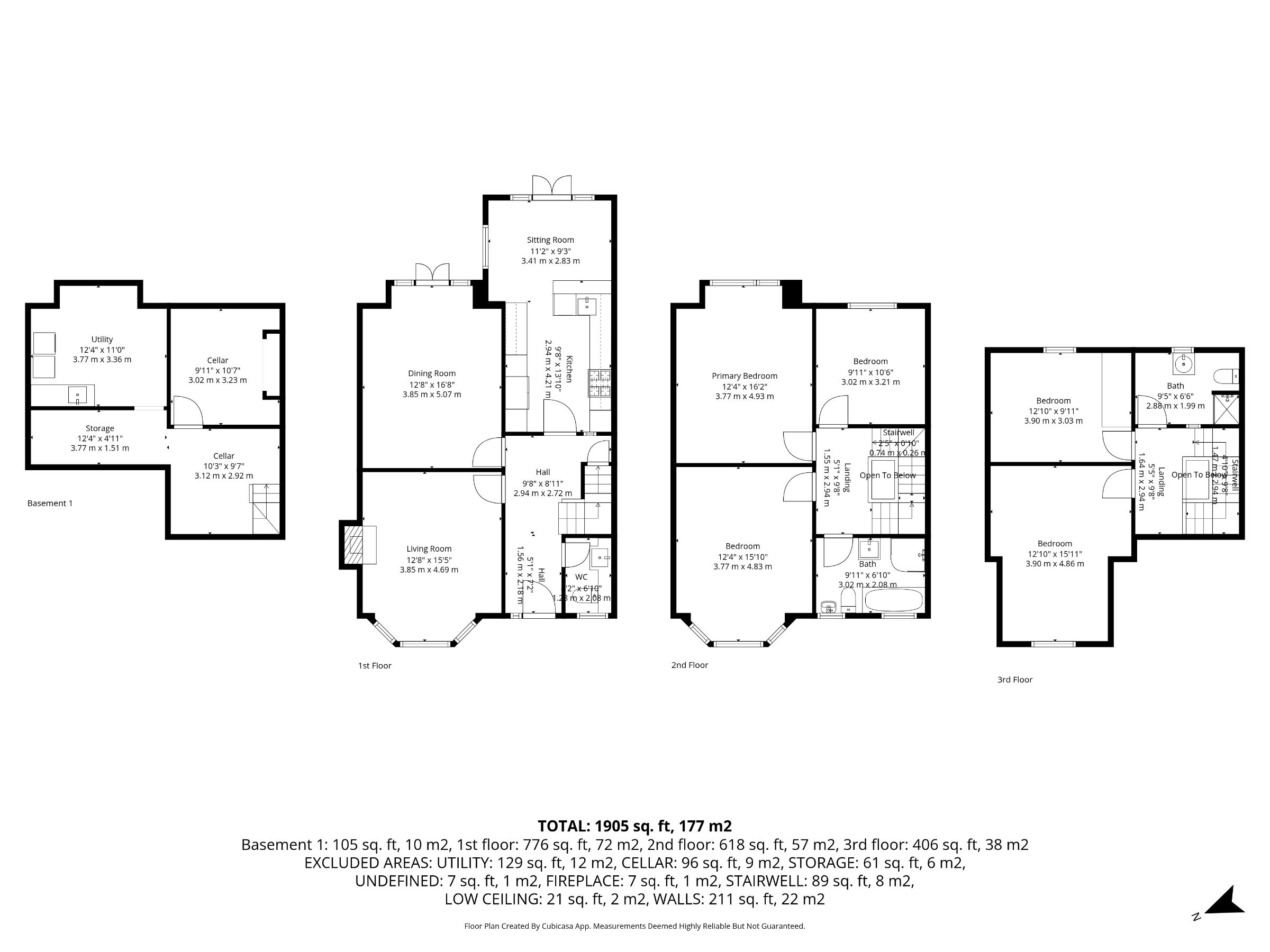 Floorplan for Park Avenue, Timperley, Altrincham