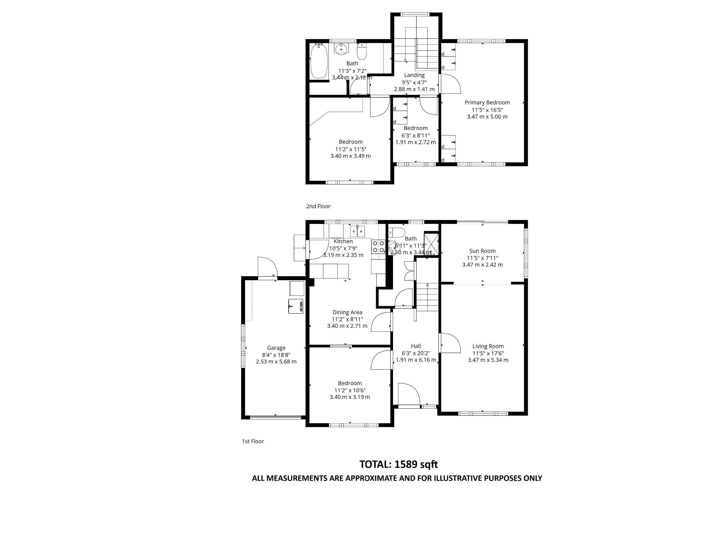 Floorplan for Kenilworth Road, Sale