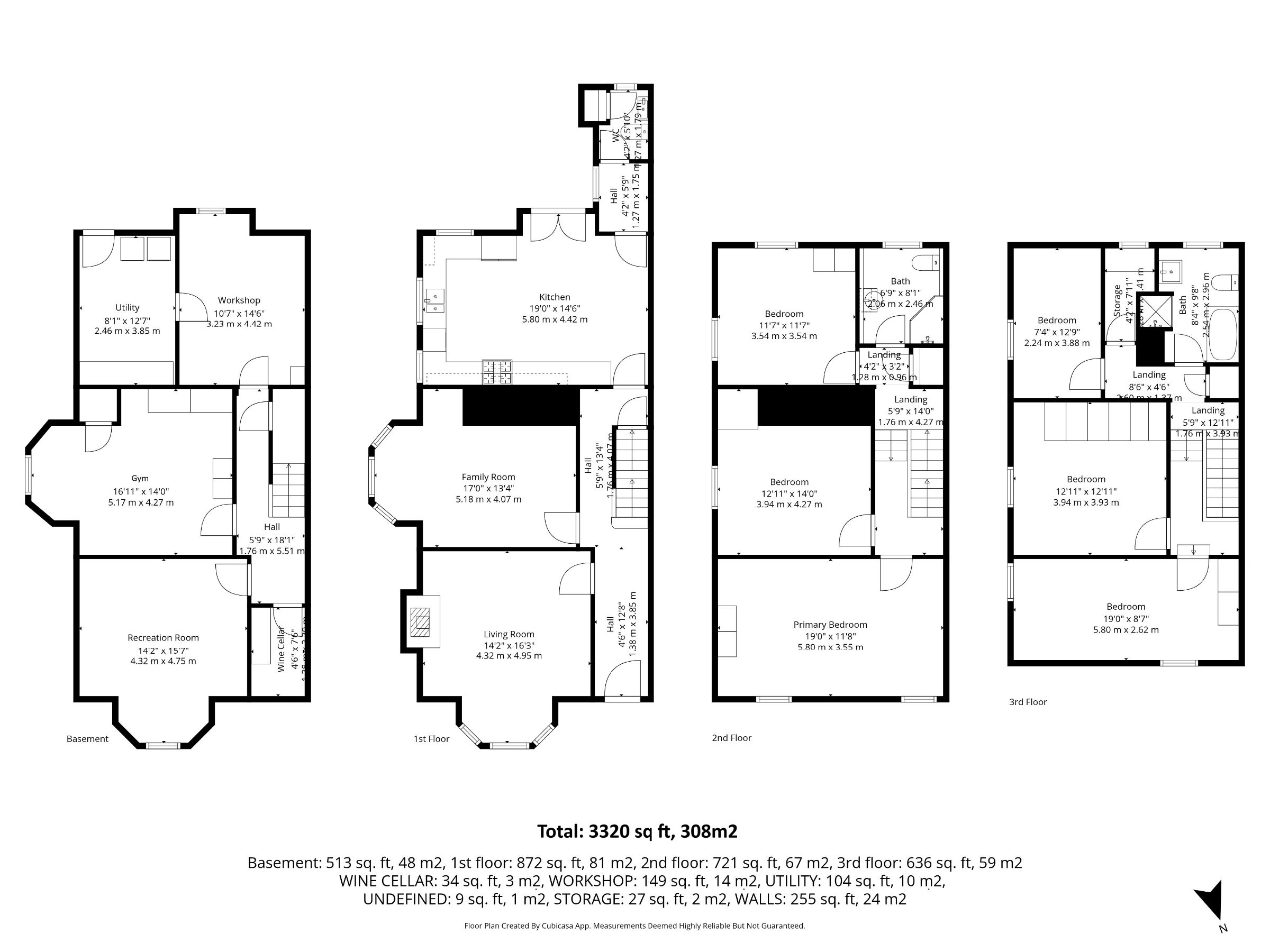 Floorplan for Holmefield, Sale