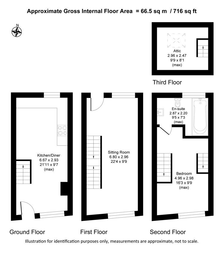 Floorplan for Main Street, Addingham, Ilkley