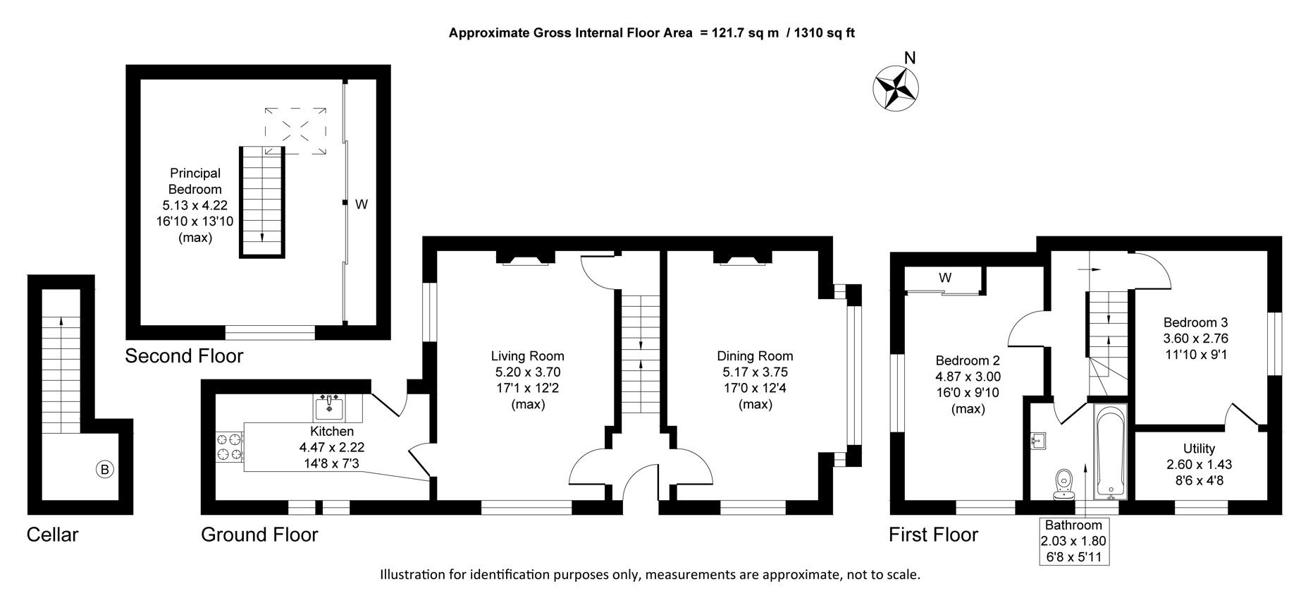Floorplan for Oak View, Silsden, Keighley