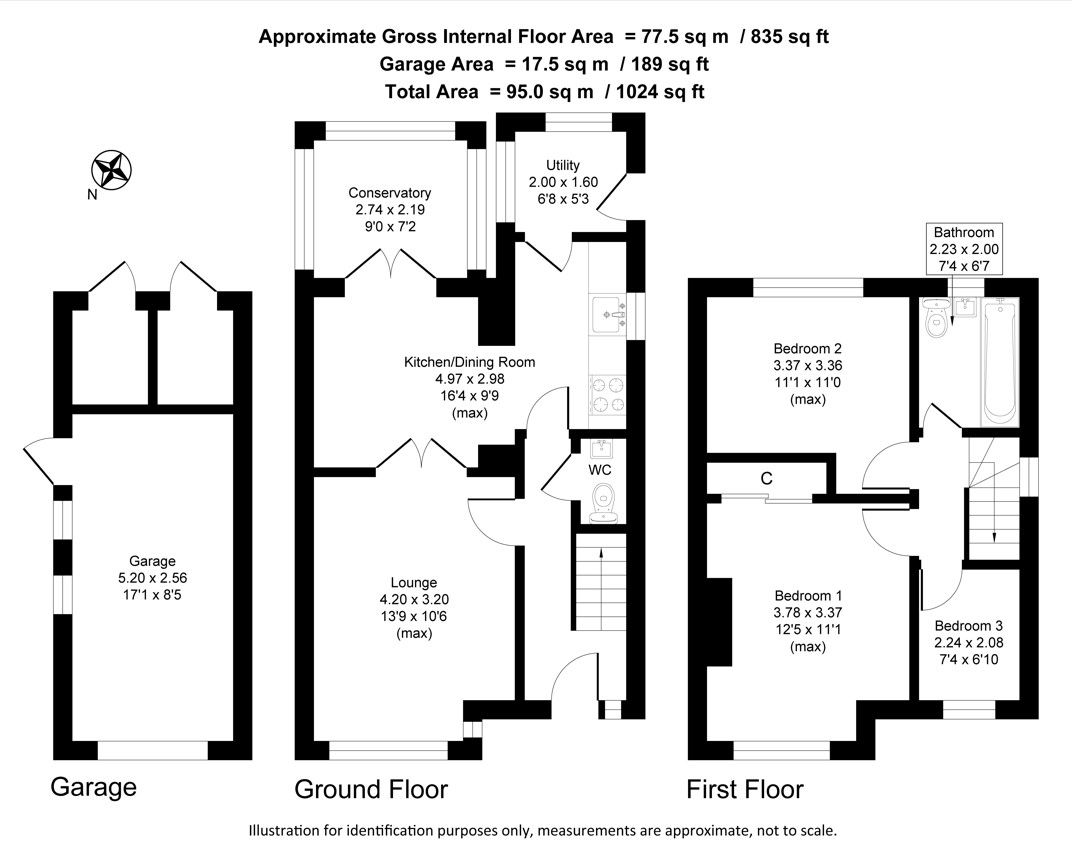 Floorplan for Mayfield Drive, Keighley