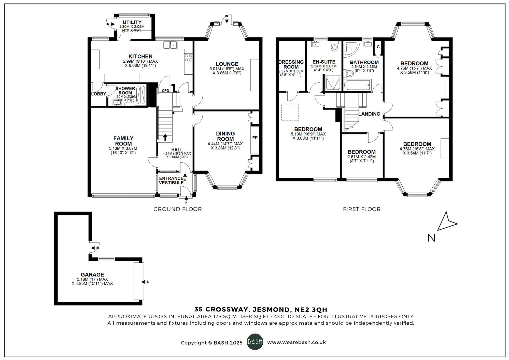 Floorplan for Crossway, Jesmond, NE2