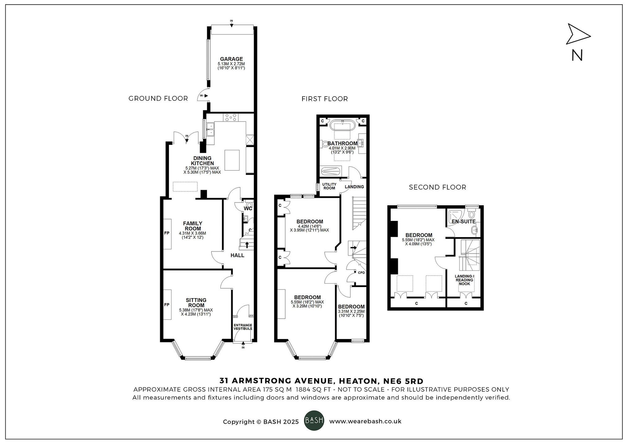 Floorplan for Armstrong Avenue, Heaton, NE6
