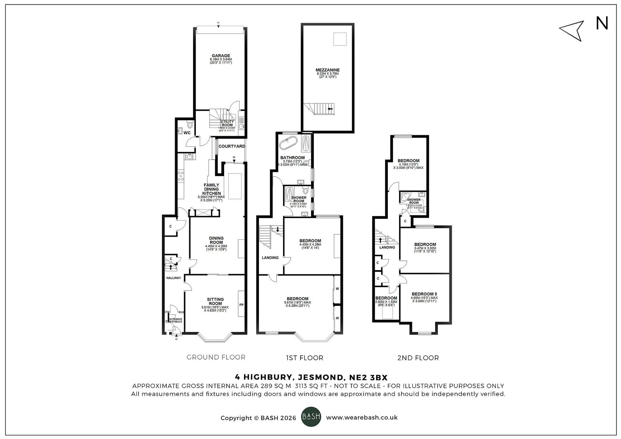 Floorplan for Highbury, Jesmond, NE2