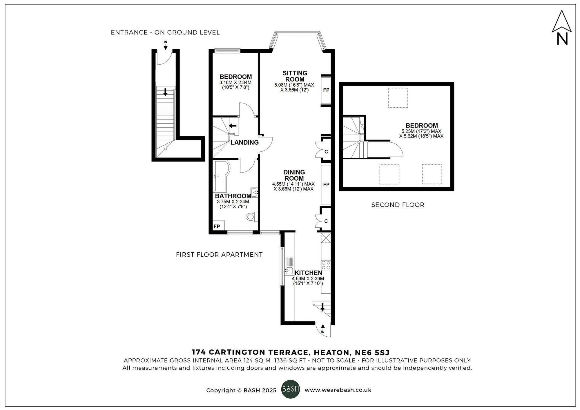 Floorplan for Cartington Terrace, Heaton, NE6