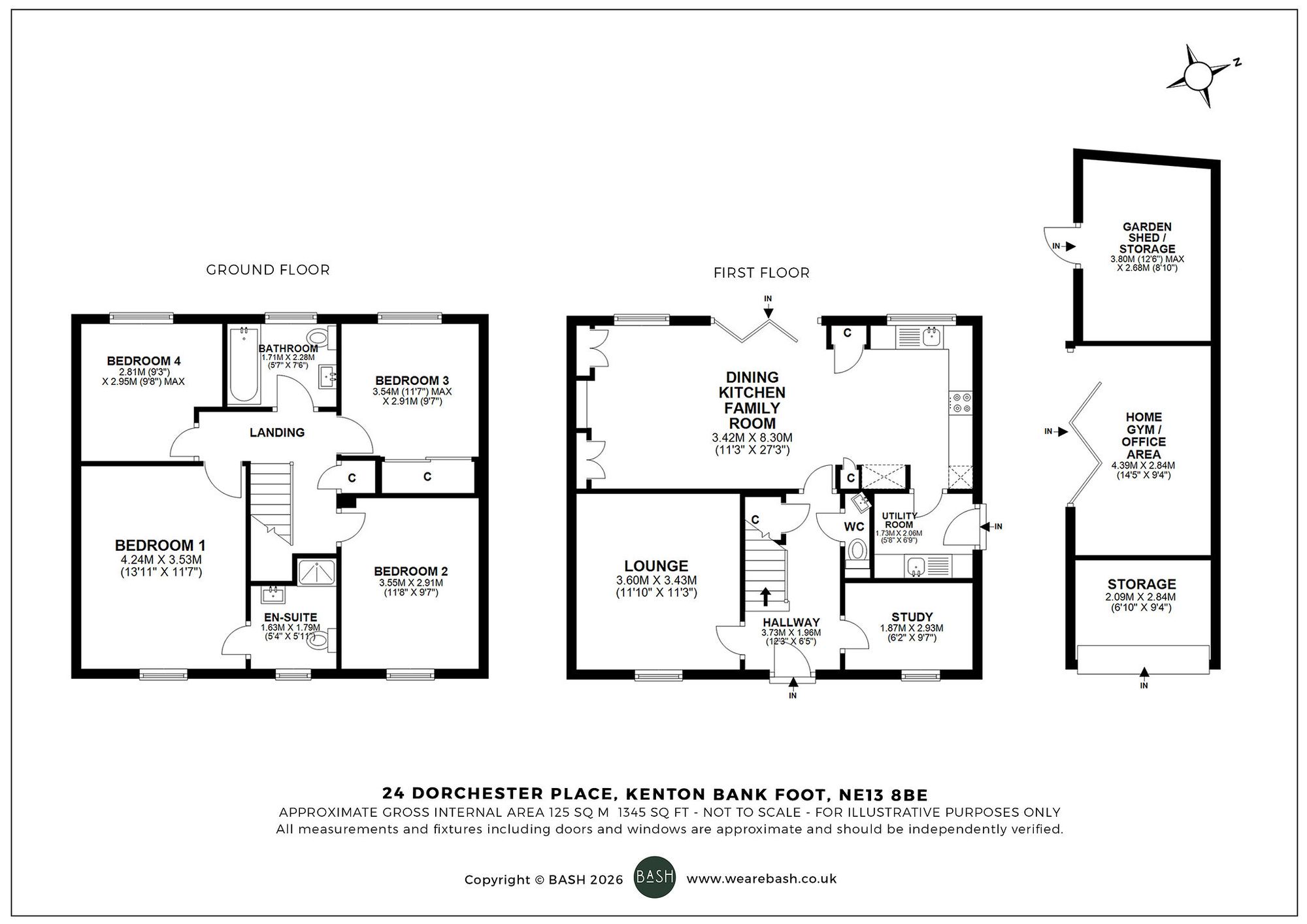 Floorplan for Dorchester Place, Kenton Bank Foot, NE13