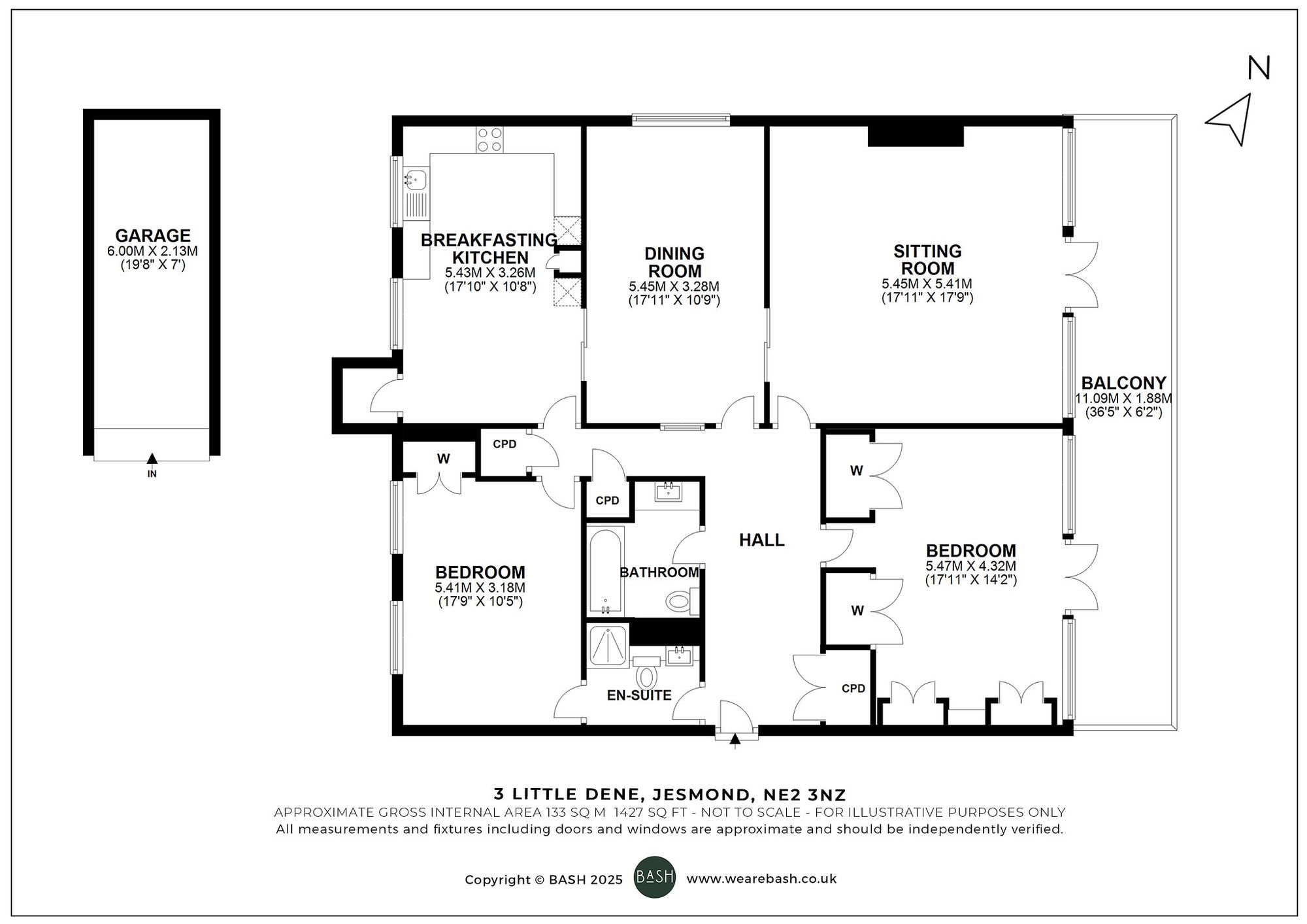 Floorplan for Lodore Road, Jesmond, NE2