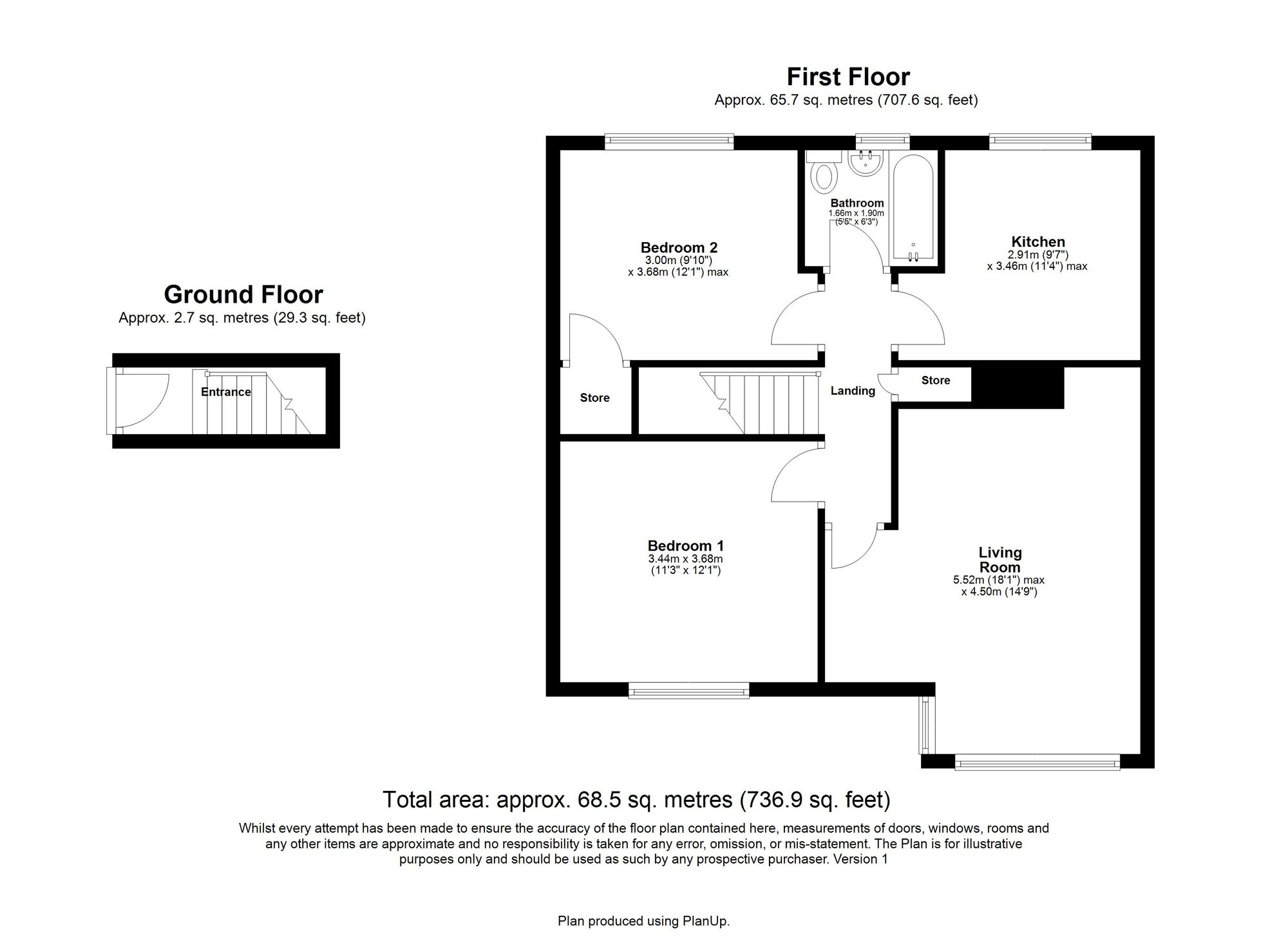 Floorplan for Linbridge Drive, West Denton, NE5