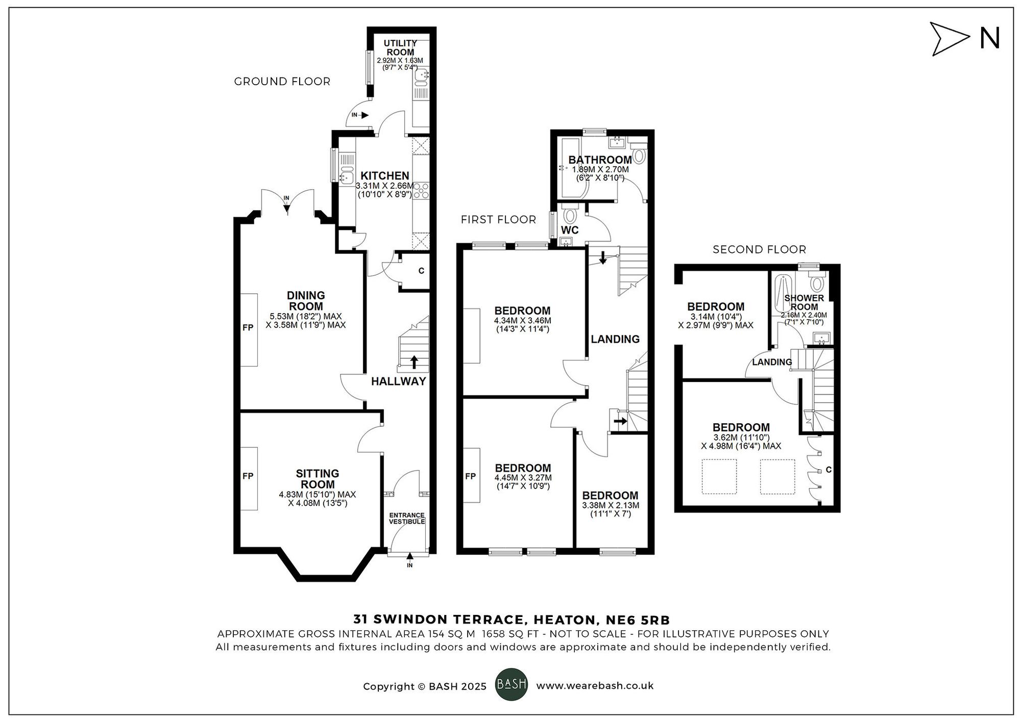 Floorplan for Swindon Terrace, Heaton, NE6