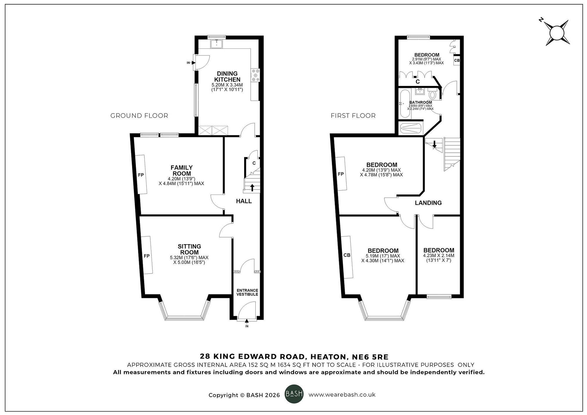 Floorplan for King Edward Road, Heaton, NE6