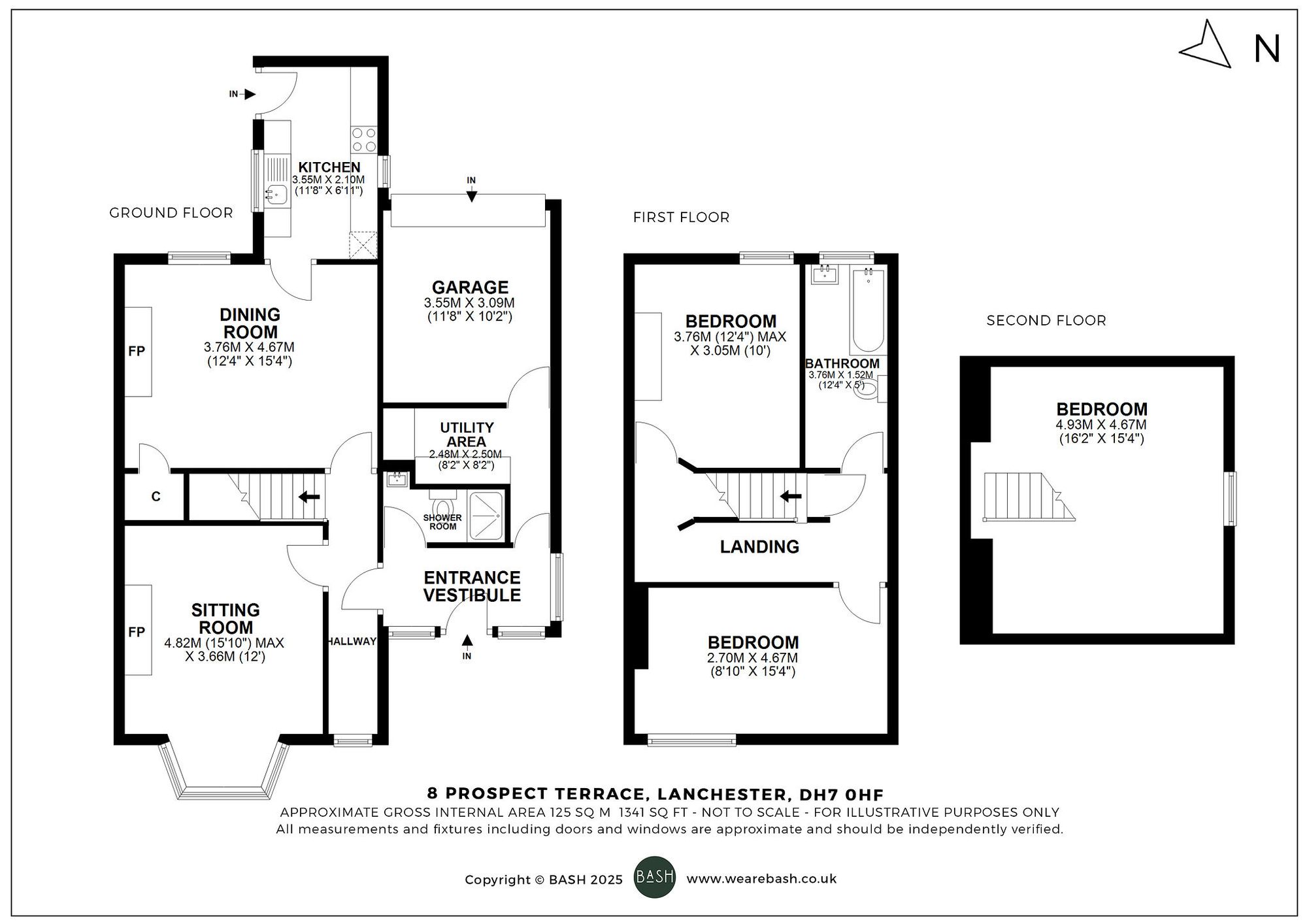 Floorplan for Prospect Terrace, Lanchester, DH7