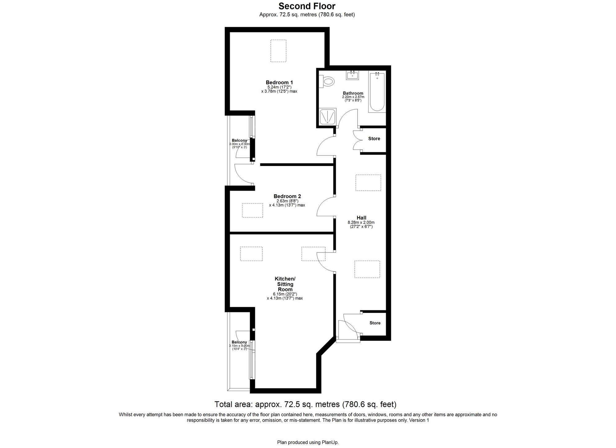 Floorplan for City Road, Newcastle Upon Tyne, NE1