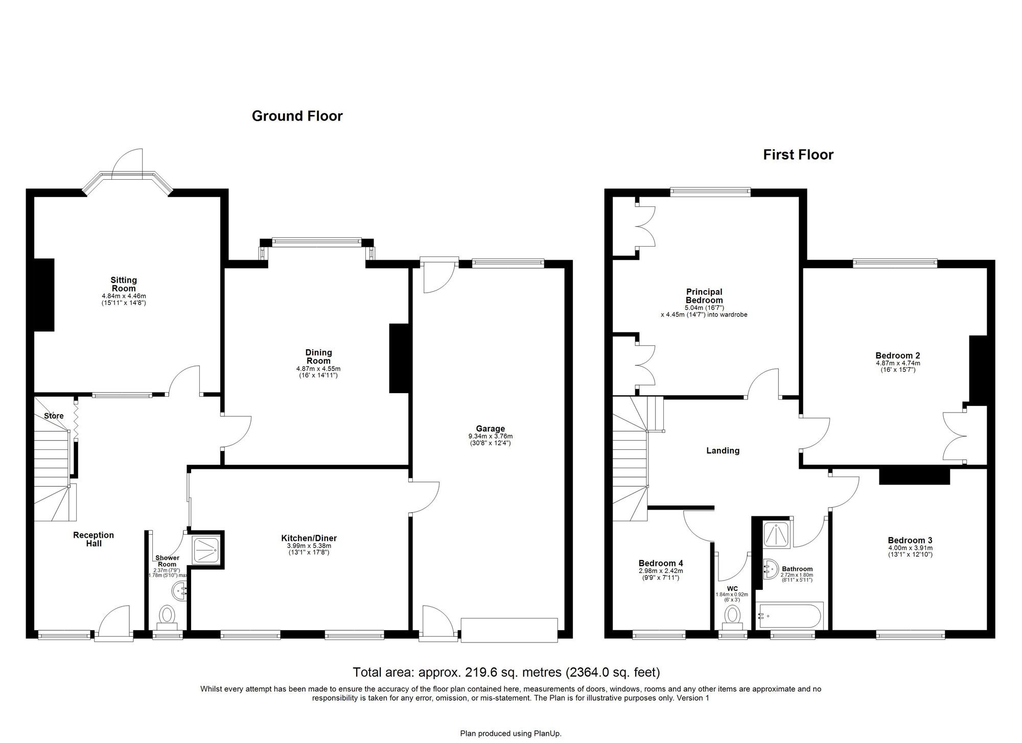 Floorplan for Rectory Drive, Newcastle Upon Tyne, NE3