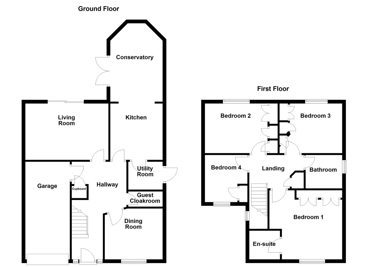 Floorplan for Kensington Drive, Tamworth