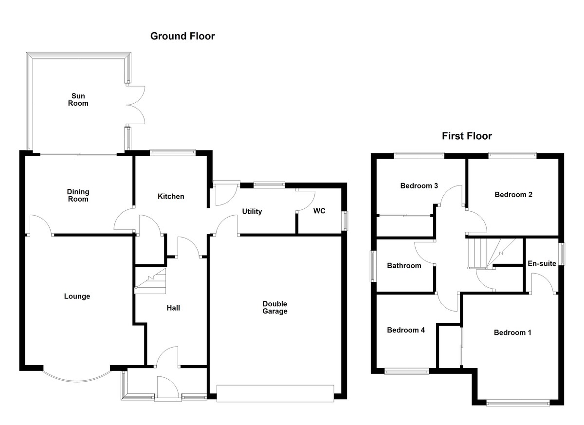 Floorplan for Bellingham, Wilnecote