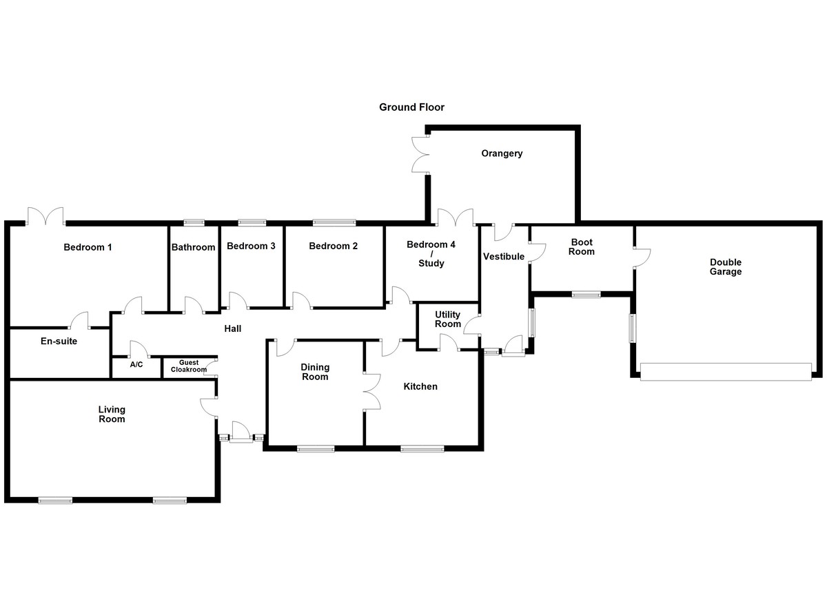 Floorplan for School Lane, Hints