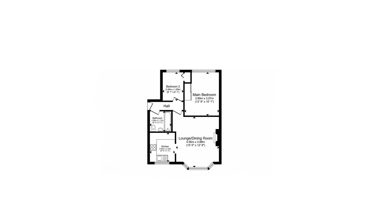 Floorplan for Deltic, Tamworth